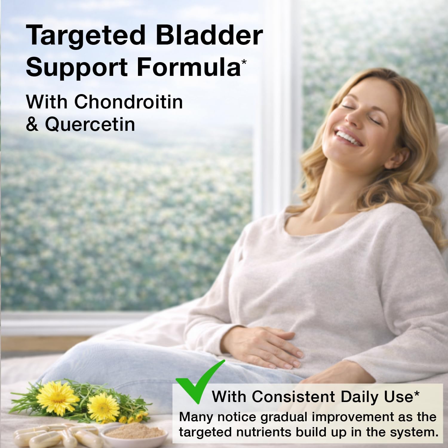 for Bladder Health & Pelvic Discomfort - 120 Capsules - Made in The USA - Image 2