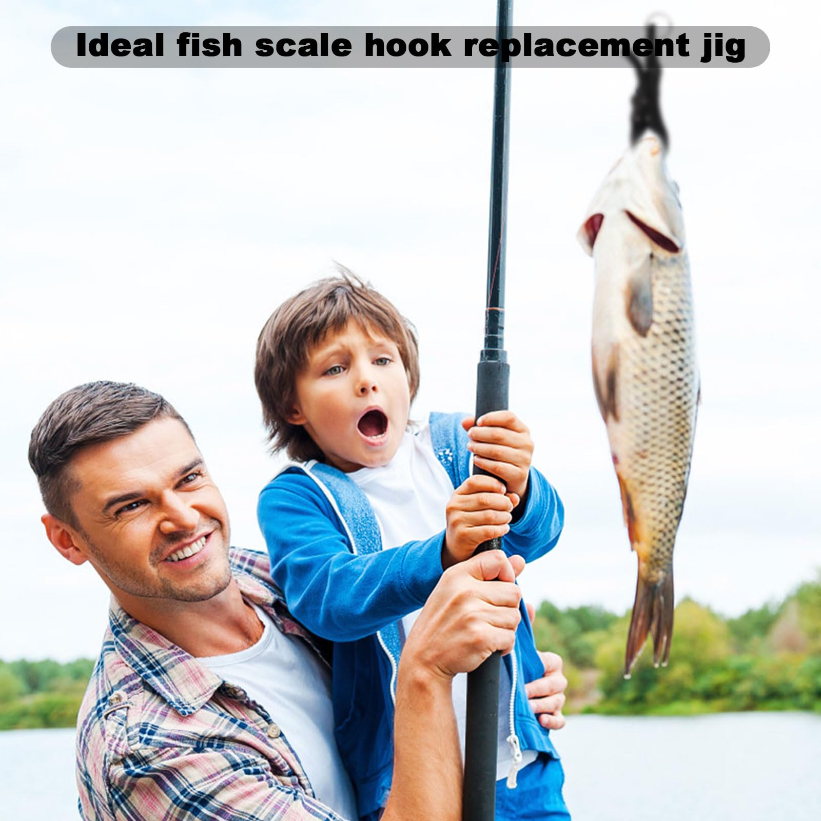 2 pz Pinza Labbro Pesce, Strumento Pinza per Bocca di Pesce con Anello Pinza Pesca Controller Morsetto Presa Pesce Multifunzionale per Appassionato Pesca, Principiante, Professionista