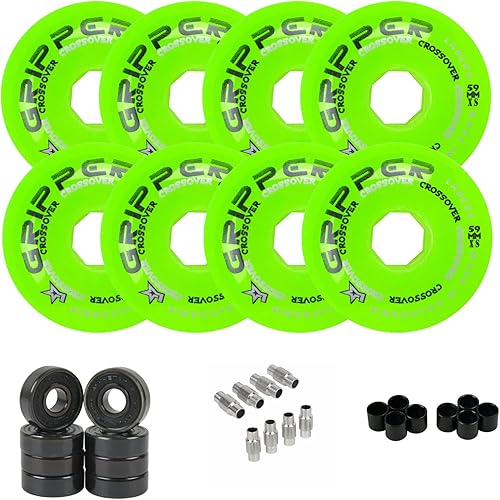 Miniatura 6 de Labeda Ruedas de hockey con ruedas de agarre, rodamientos de cerámica híbridos, elegir el tamaño de color