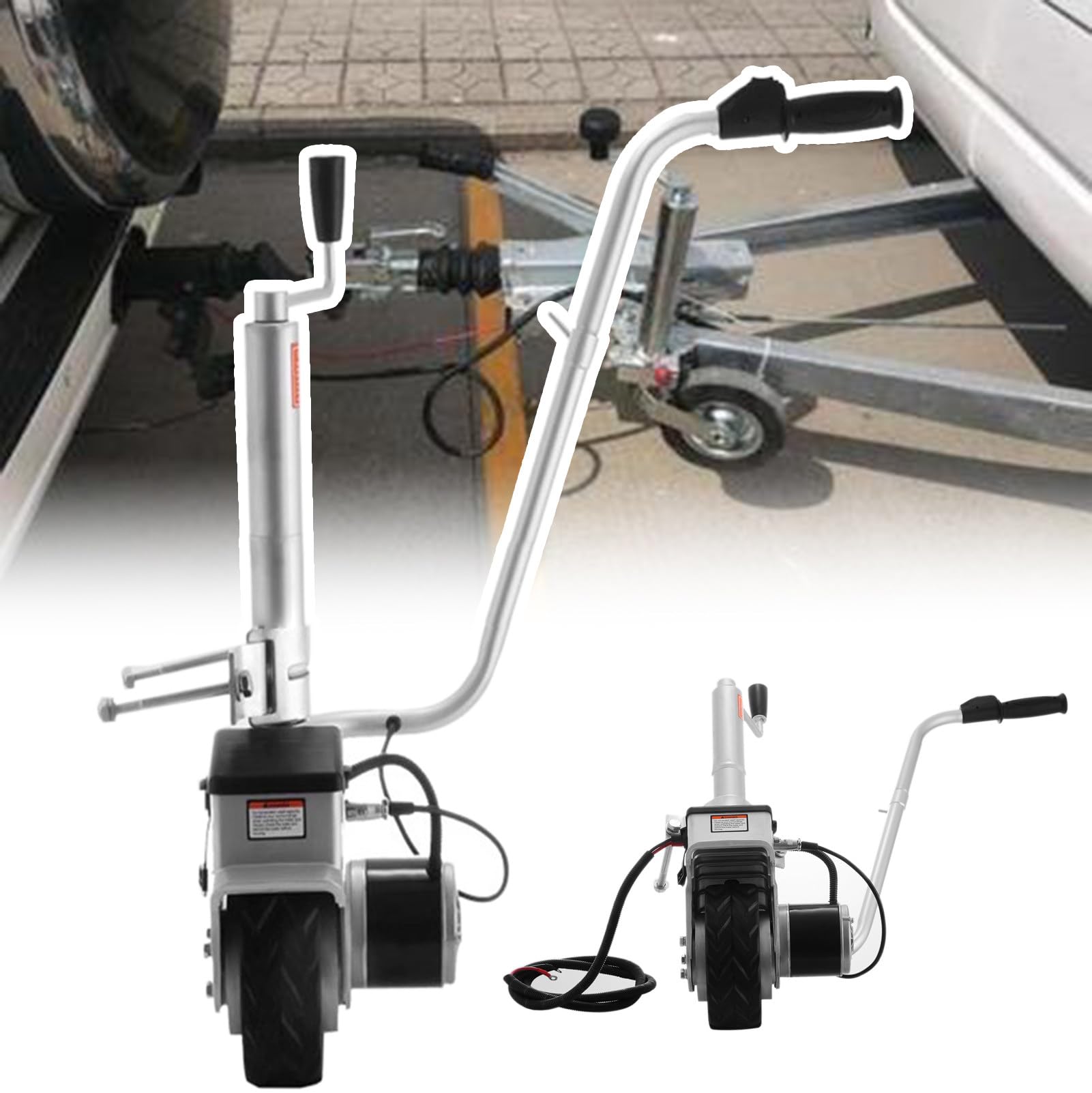 Anhänger Stützrad 12V Elektrische Rangierhilfe Trailer Hänger Wohnwagen für Anhänger und Camper