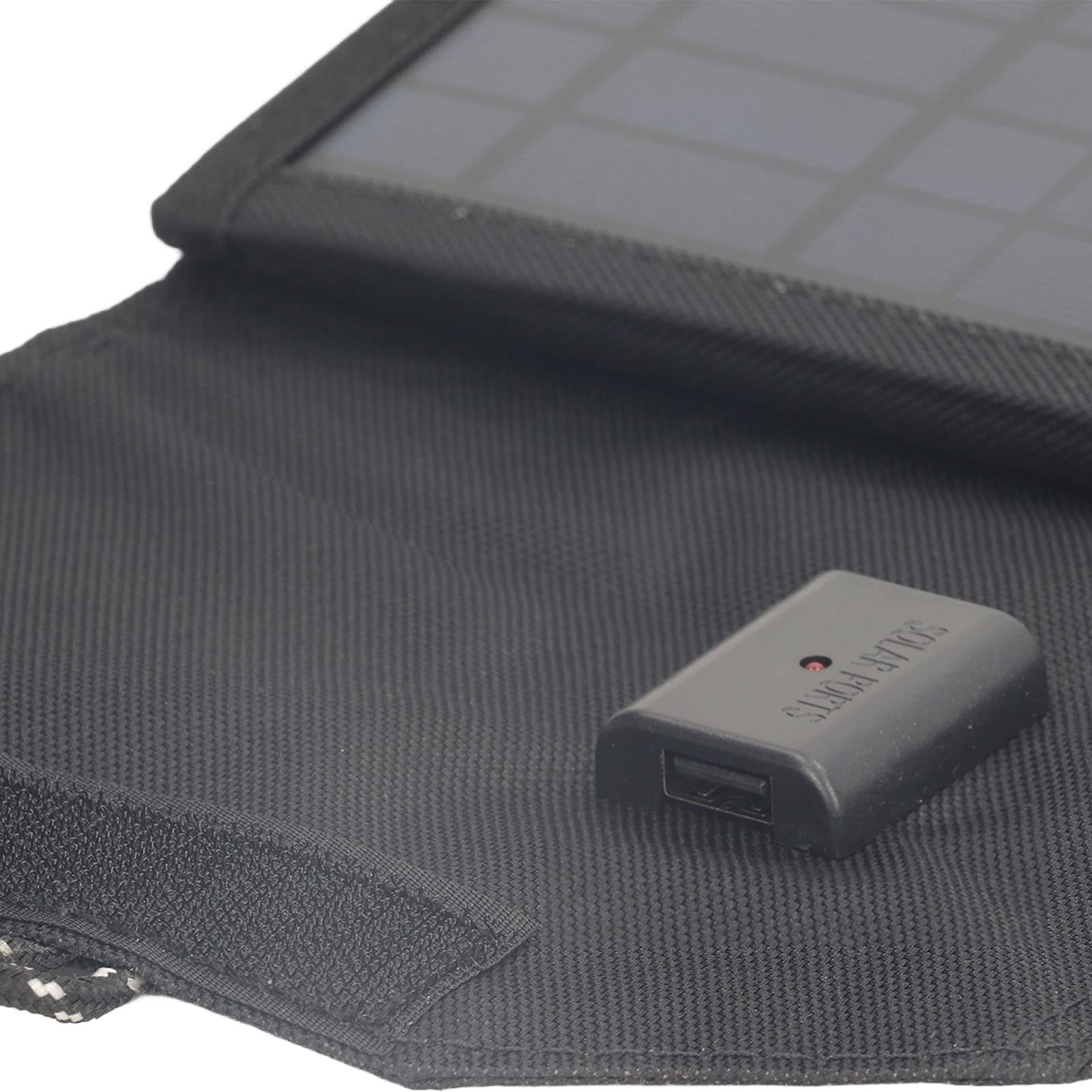 Przenośna ładowarka solarna Fictory zestaw ładowarek do paneli słonecznych, przenośny składany moduł z polikrzemu 10,5 W, wyjście USB 5 V, 3 płyty do małego telefonu i aparatu, lekki