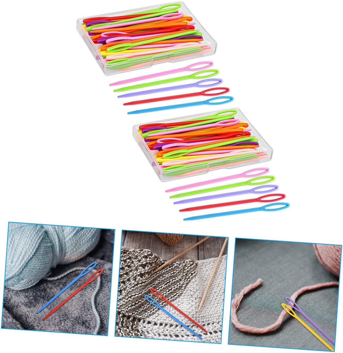 Operitacx Multi-use Sewing Needles Assorted Hand Sewing Tools for Crafts of Needles for Yarn and Embroidery for Home Supplies Easy