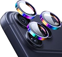 Vista 29 de ESR Protector de lente de cámara para iPhone 17 Pro Max/17 Pro/16 Pro Max/16 Pro/15 Pro Max/15 Pro/14 Pro Max/14 Pro, protectores de cámara Negro