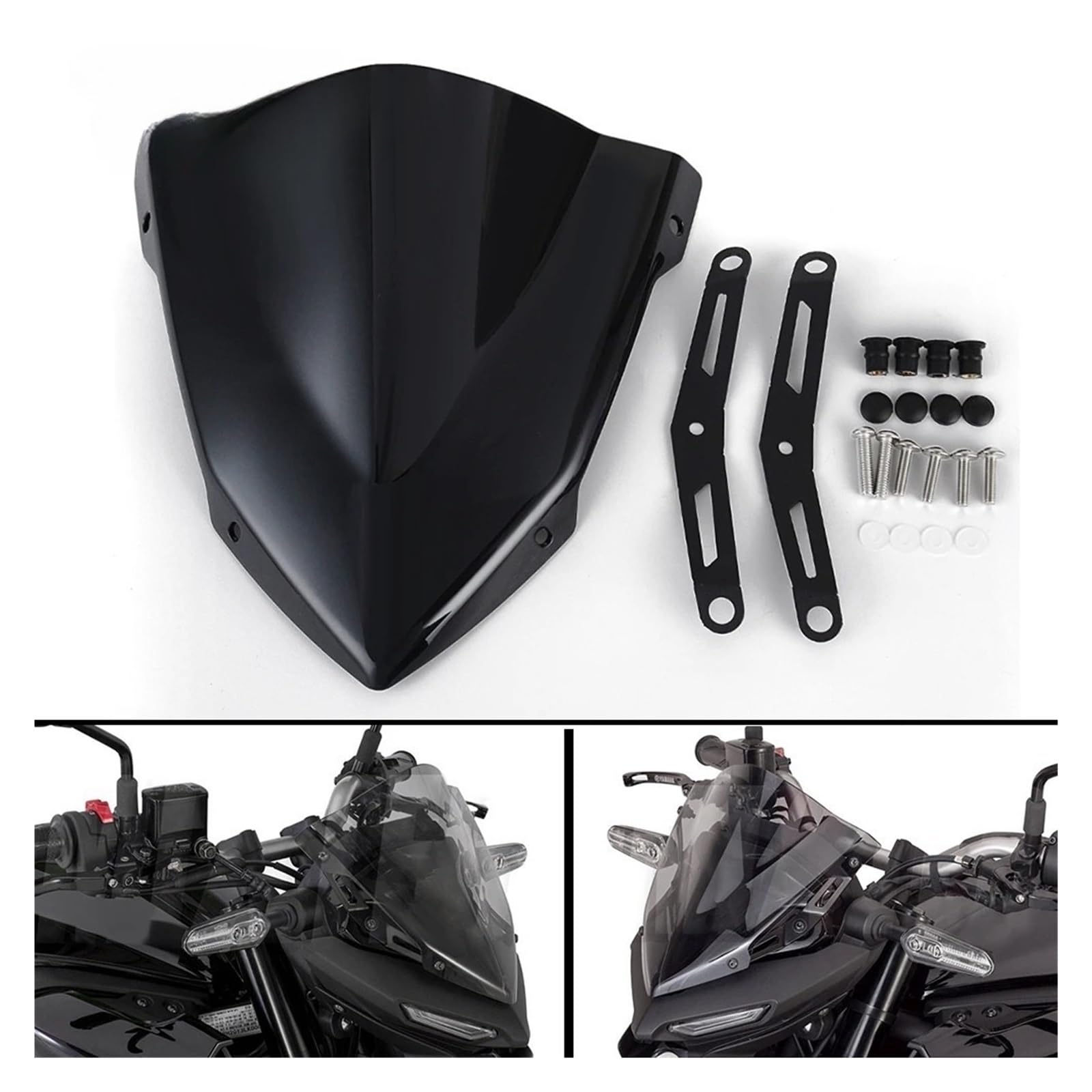 Per Yam&aha MT-03 MT25 MT03 MT-25 2020 2021 2022 2023 Parabrezza Parabrezza Deflettori D'aria Per Moto Deflettori