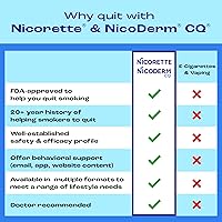 Vista 3 de Nicorette 4 mg de goma de mascar de nicotina para ayudar a dejar de fumar con el programa de apoyo conductual - Ayuda para dejar de fumar con sabor