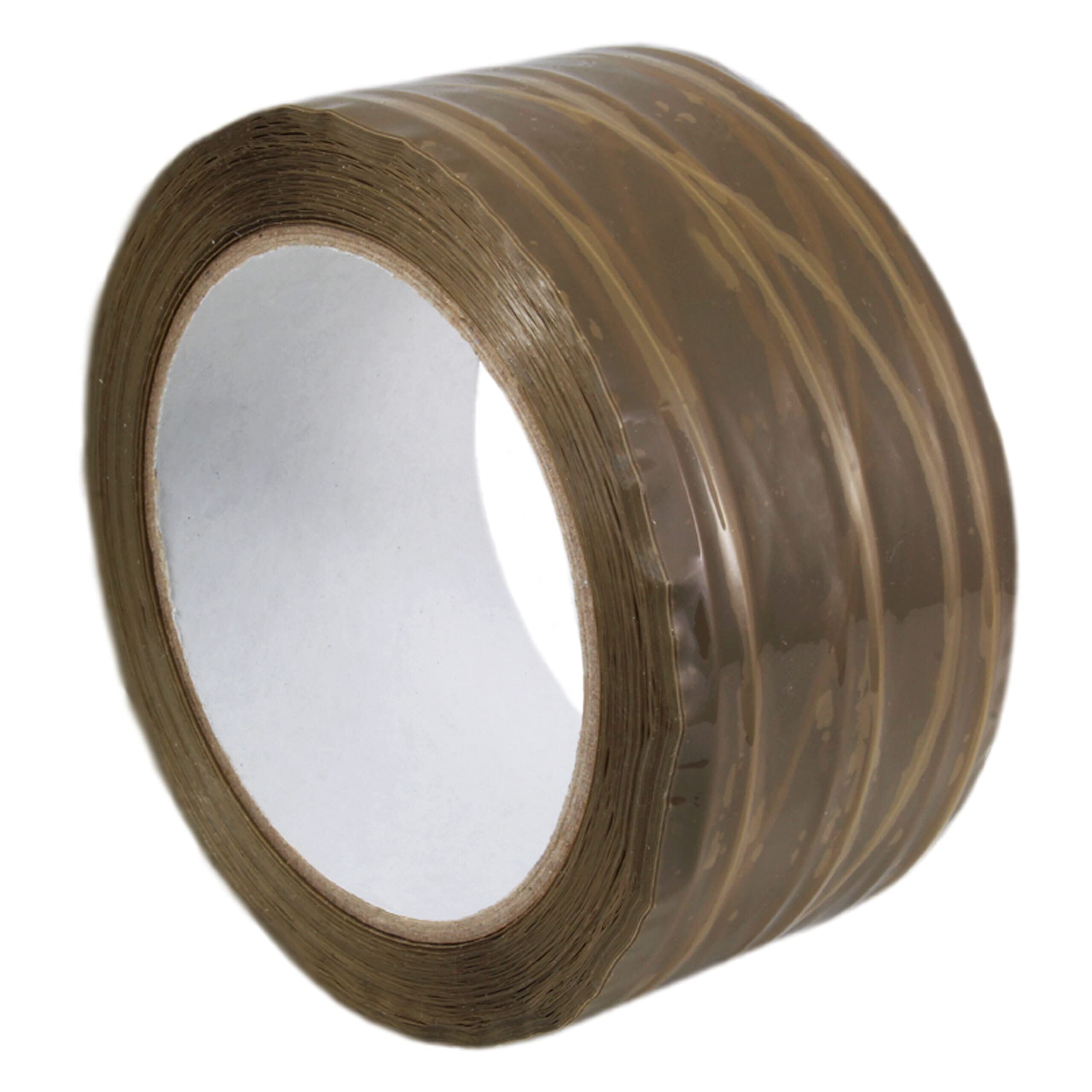Klebeshop24 PP-Packband fadenverstärkt braun, 50 mm x 66 m, 36 Rollen | Paketklebeband extra reißfest