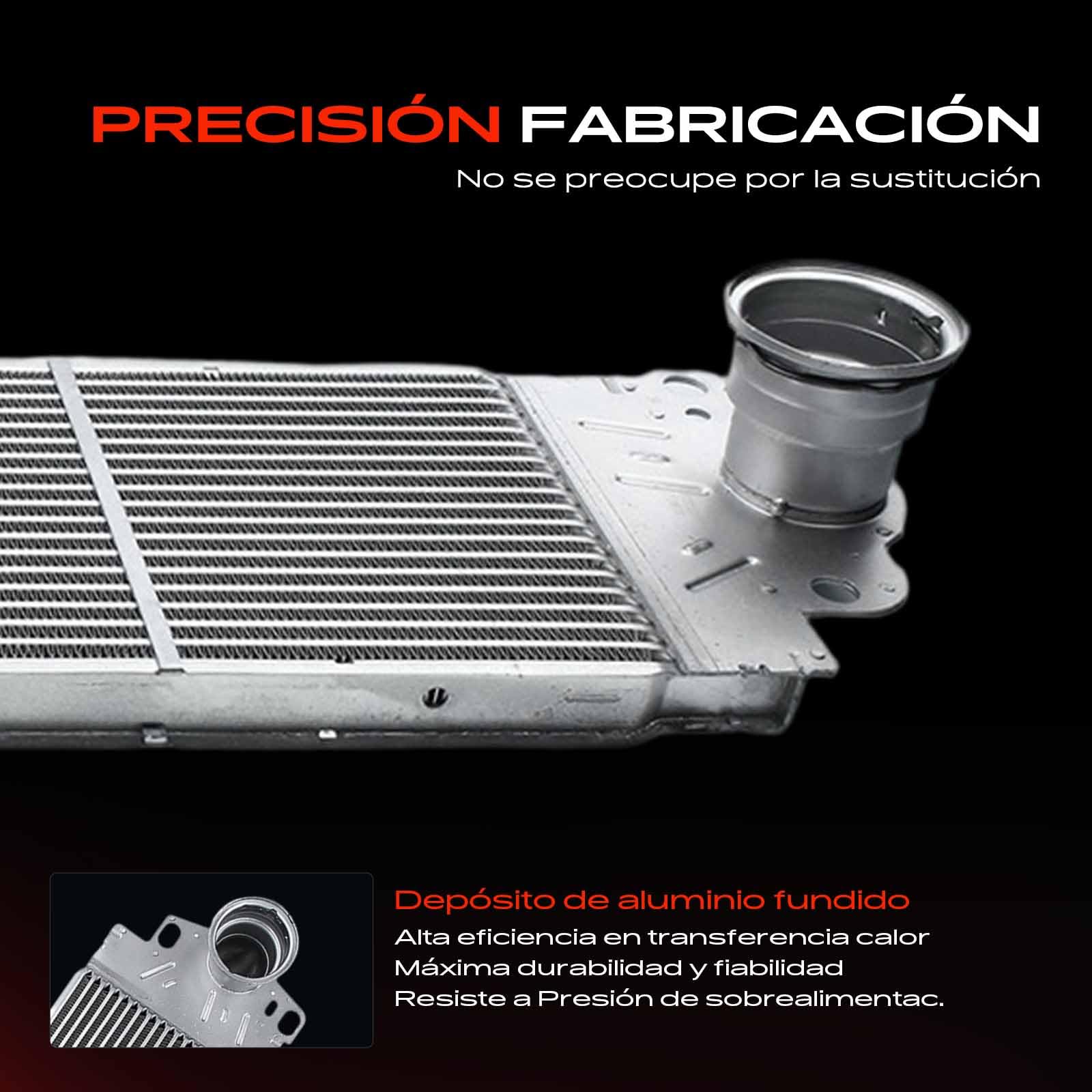 Frankberg Intercooler Diesel Compatible con Transporter/C.a.r.a.v.e.l.l.e VI Bus SGB SGJ SHB SHJ 2.0L Transporter V Bus 7EB 7EJ 7HB 7HJ 1.9L M.u.l.t.i.v.a.n V 7EF 7EM 7EN 7HF 7HM 7HN 2.5L 7H0145804B