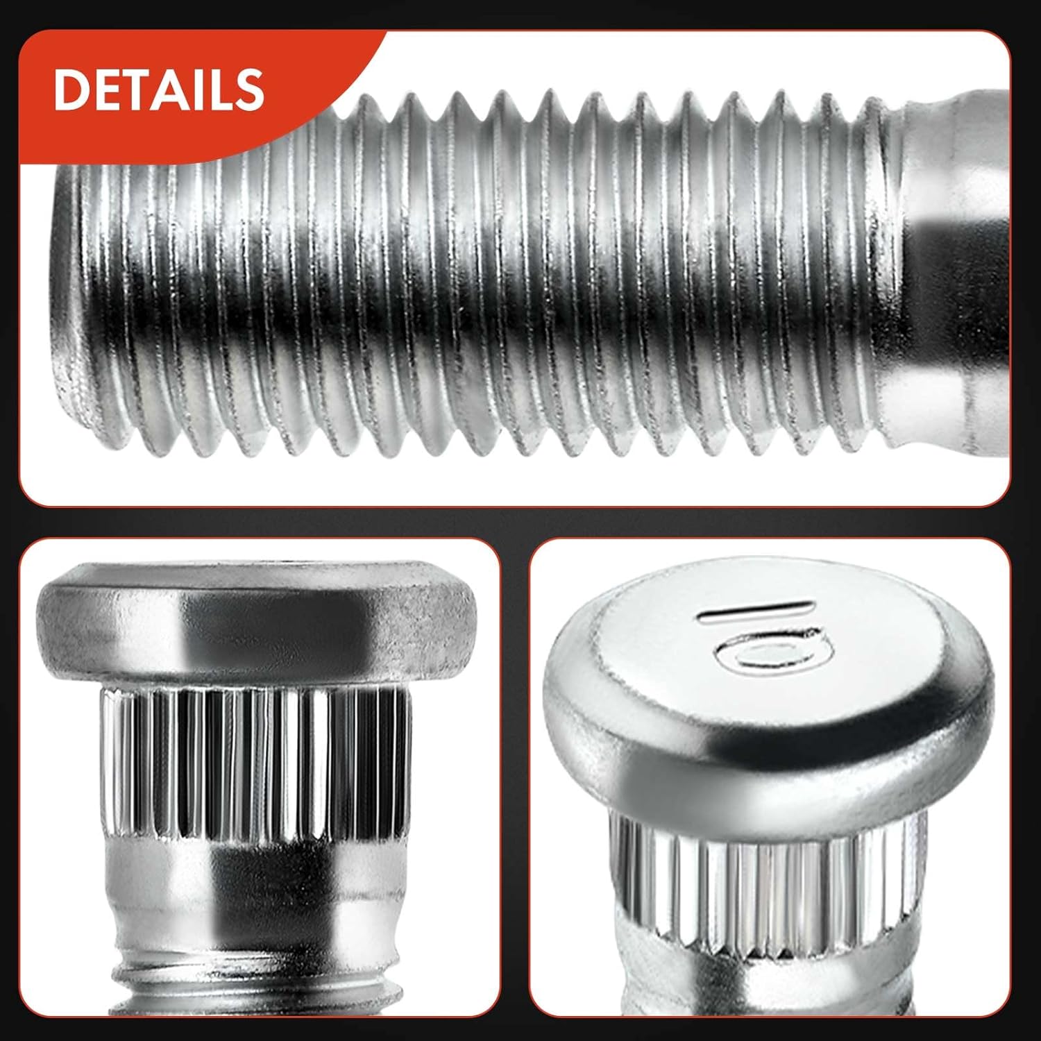 A-Premium 20Pcs M12-1.5 Wheel Studs Compatible with Honda CR-V Civic Accord City Element Prelude S2000 Acura TL TLX TSX EL CL CSX RSX ILXVigor Integra