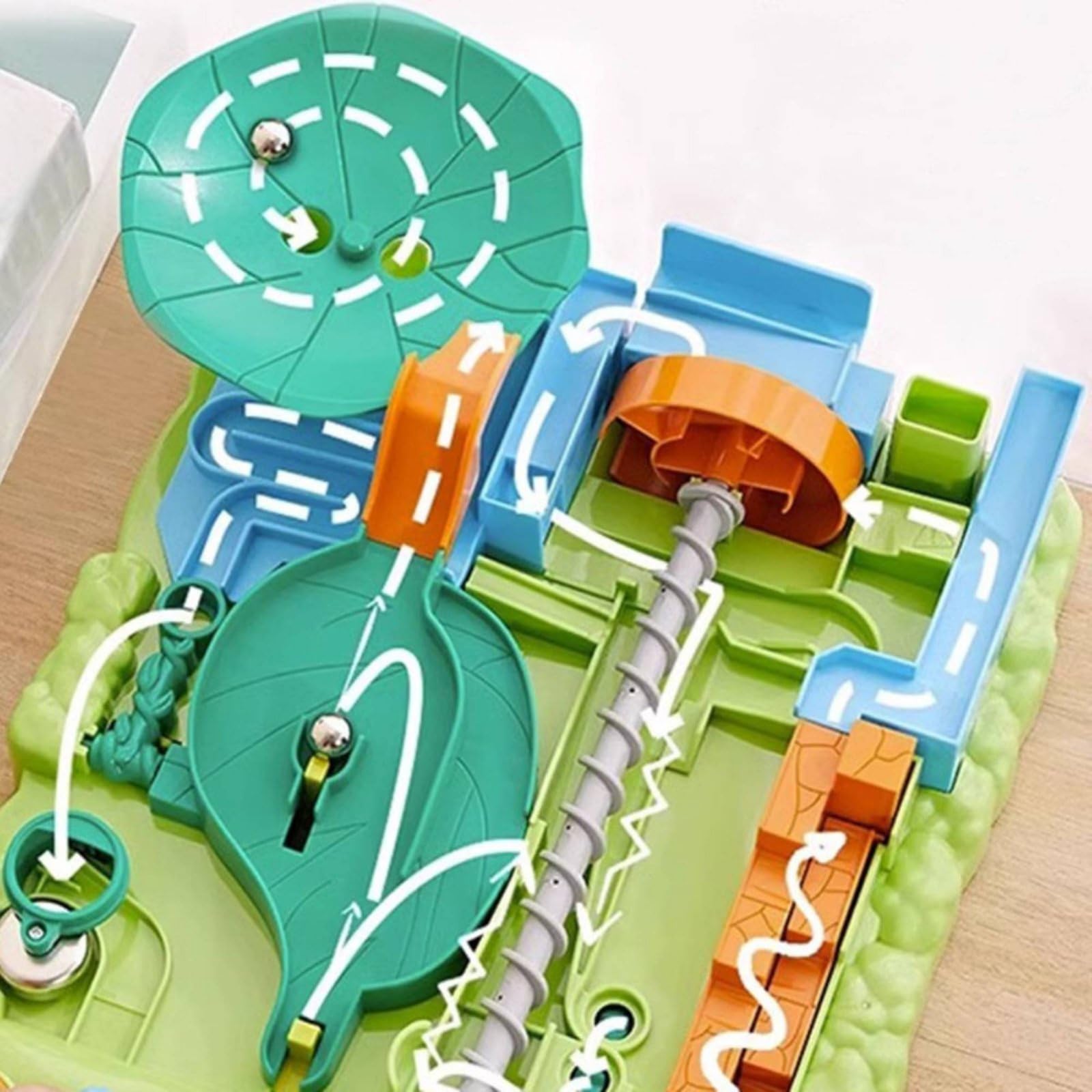 Juego Interactivo para Niños Juego Manual de Rompecabezas Laberinto Mecánico de Bola Estimulación del Pensamiento y Destreza Física Materiales
