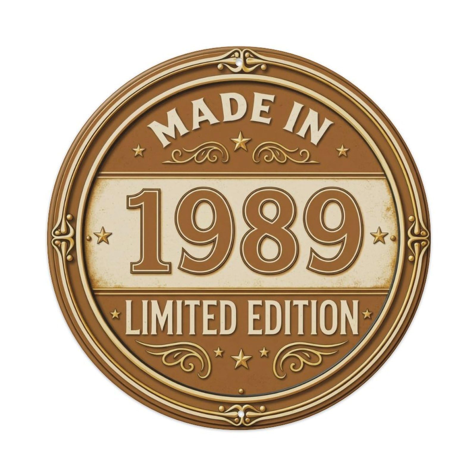 Okahys 8X8inch(20X20cm) Made In 1989 Limited Edition Metal Tin Sign