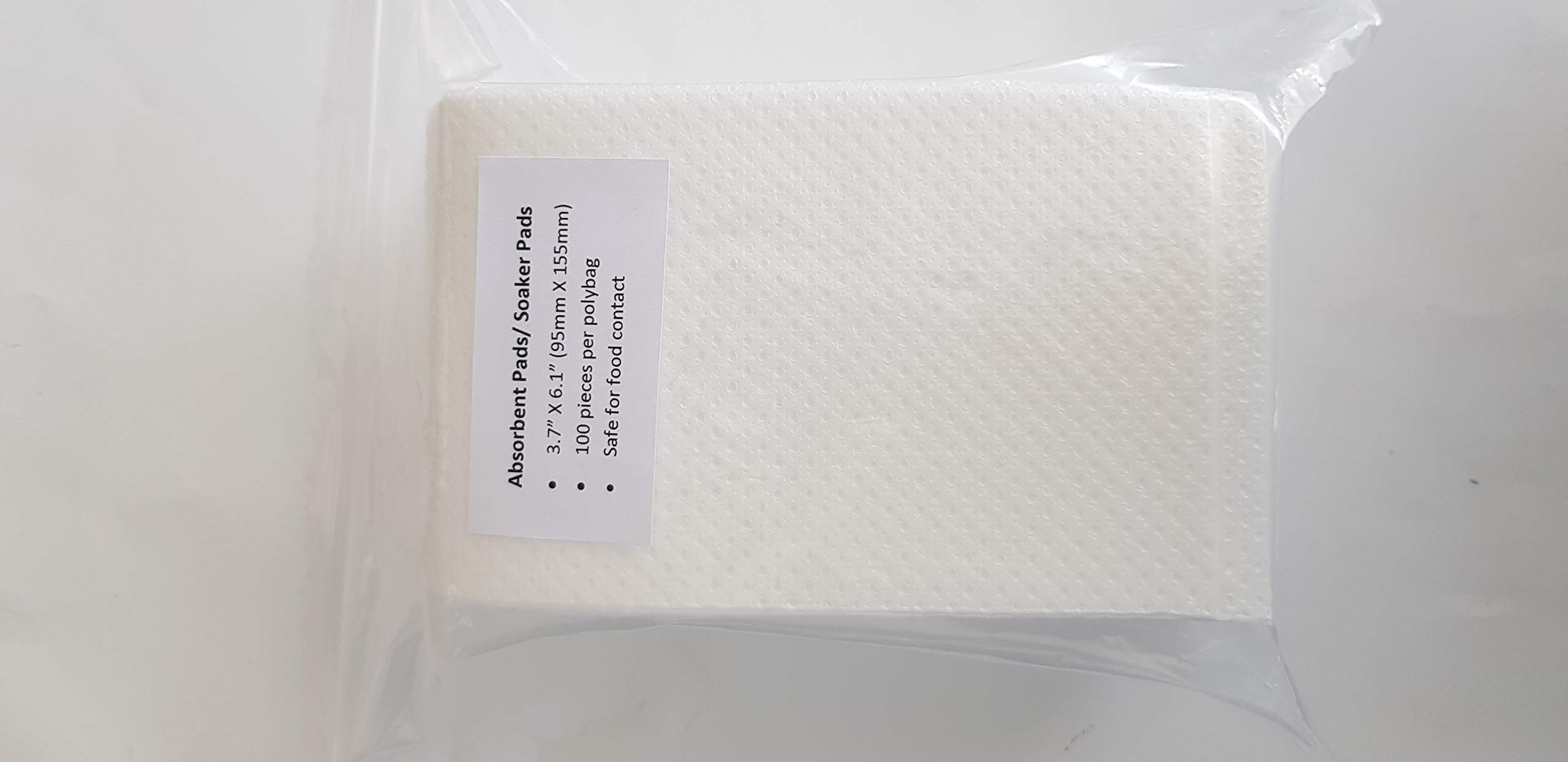 Absorbent Pads Soaker Pads 3 7 X 6 1 For Meat Fish Fruits Vegetables And Other Uses 100 Pieces Pack White Amazon Sg Industrial Scientific