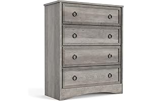 Modern 4-Drawer Organizer Dresser for Bedrooms and Living Rooms
