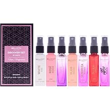 Discovery Set by Bellavita for Women - 7 Pc Mini Gift Set- Rose, Glam, Date, Senorita,D.i.v.a.,Hot Mess, White Oud