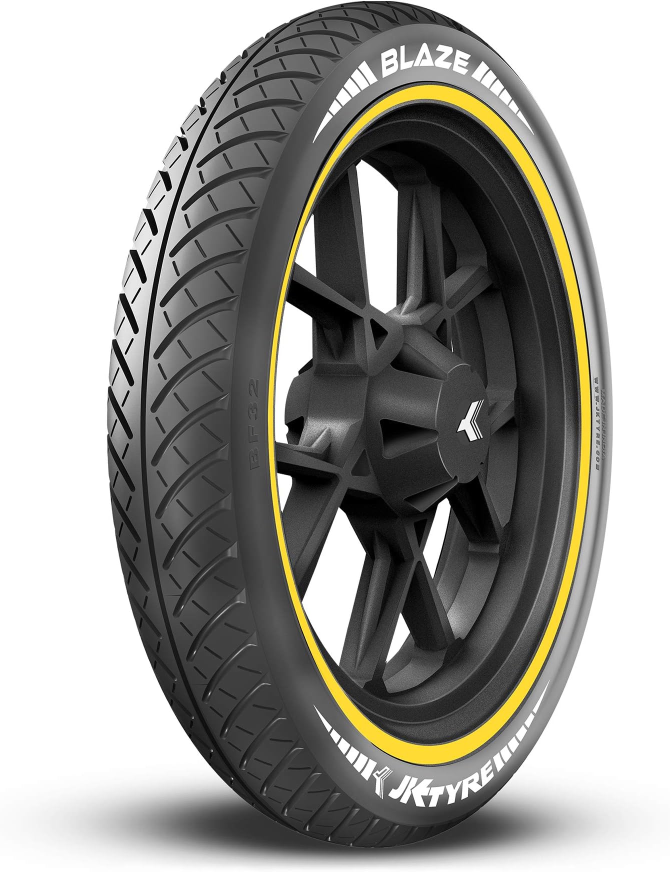 JK Tyre BLAZE BF32 2.75-18 Tube-Type Bike Tyre, Front