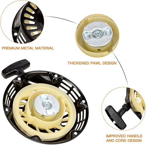 Miniatura 5 de FVRITO Carburador de arranque de retroceso para Predator 212cc 196cc 6.5HP Baja Massimo MB165 MB200 Coleman CT200U Trail BT200X Mini Bike Hummerhead