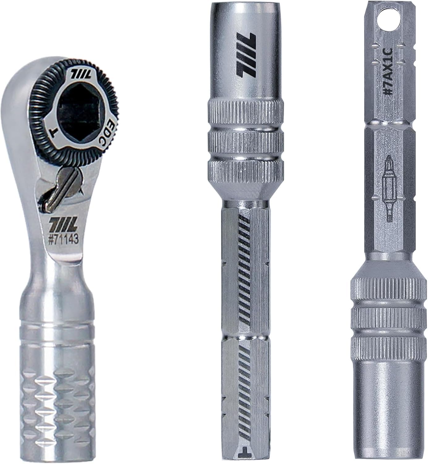 711L Mini Ratchet Wrench TG Bundle with Magnetic Bit Extensions
