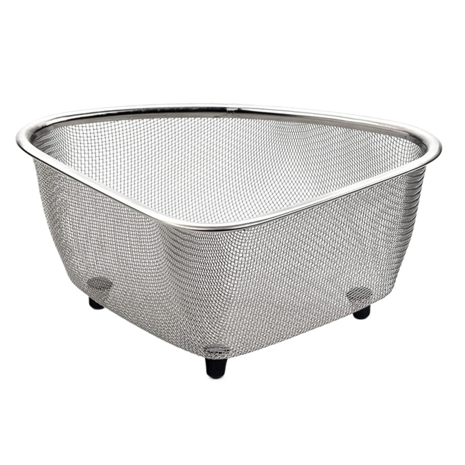 WZPTLKIBAD Stainless Steel Triangle Sink Strainer Basket