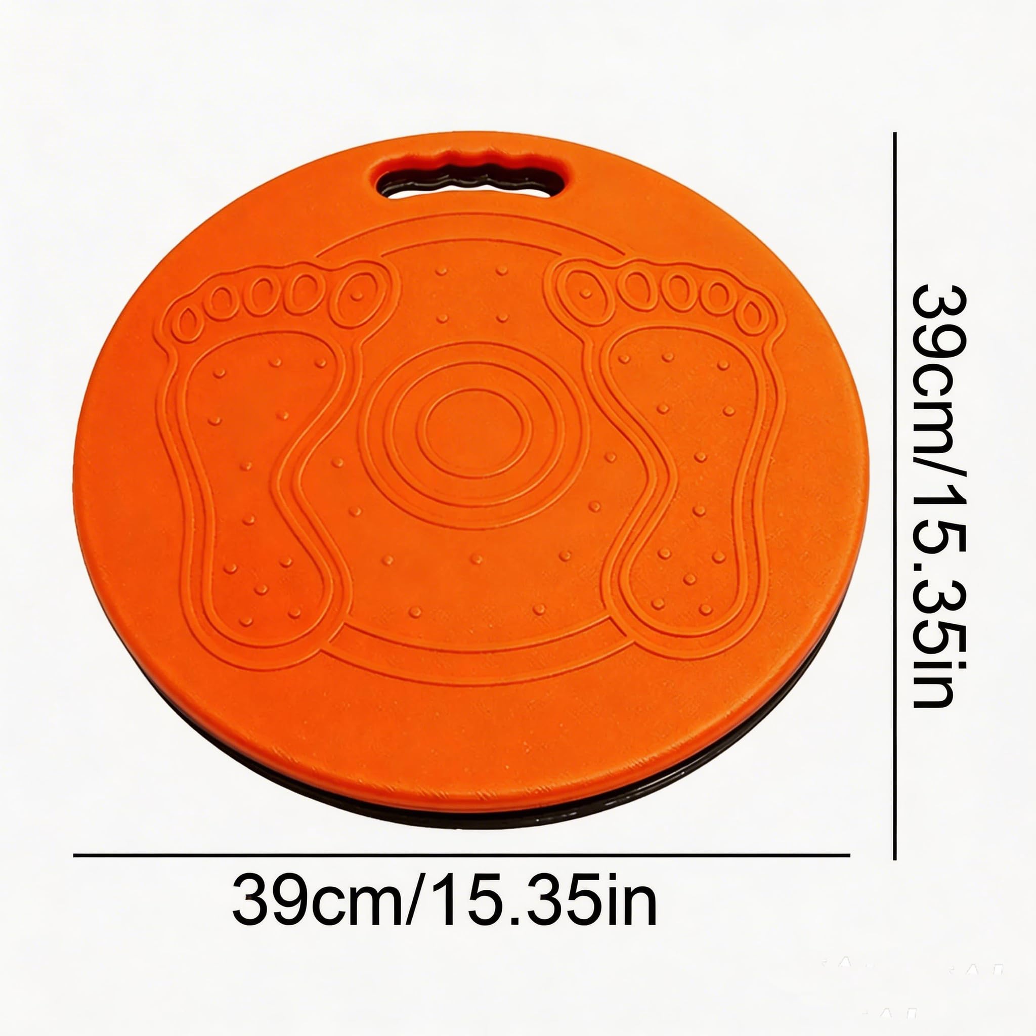 NEWFUN Disque de Transfert de Patient Plateau de Transfert Rotatif à 360°, Plateau Rotatif Pour Siège de Déambulateur, Matériel de Soins Infirmiers, Adapté aux Personnes âgées et Handicapées (orange)
