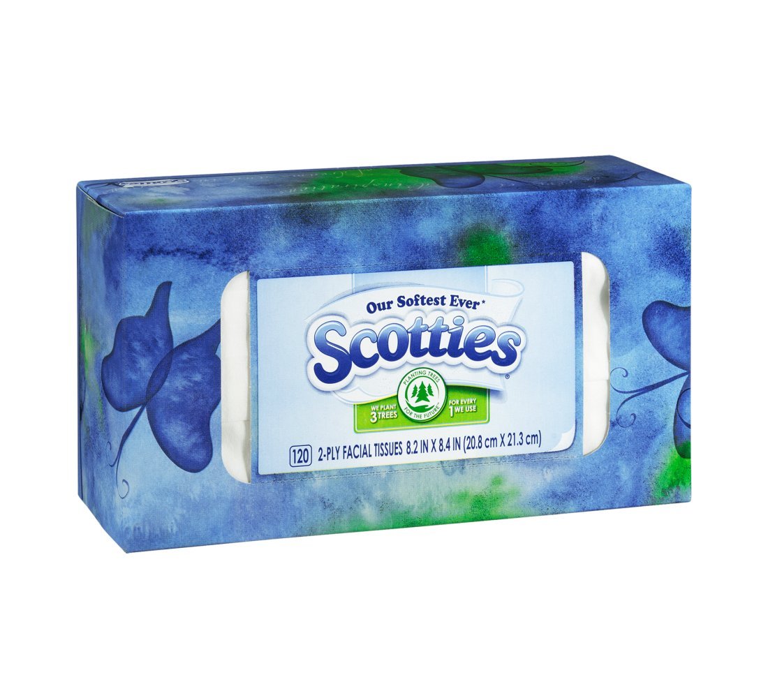 Scotties 120 2-Ply Facial Tissue 120 ct (Pack of 36)