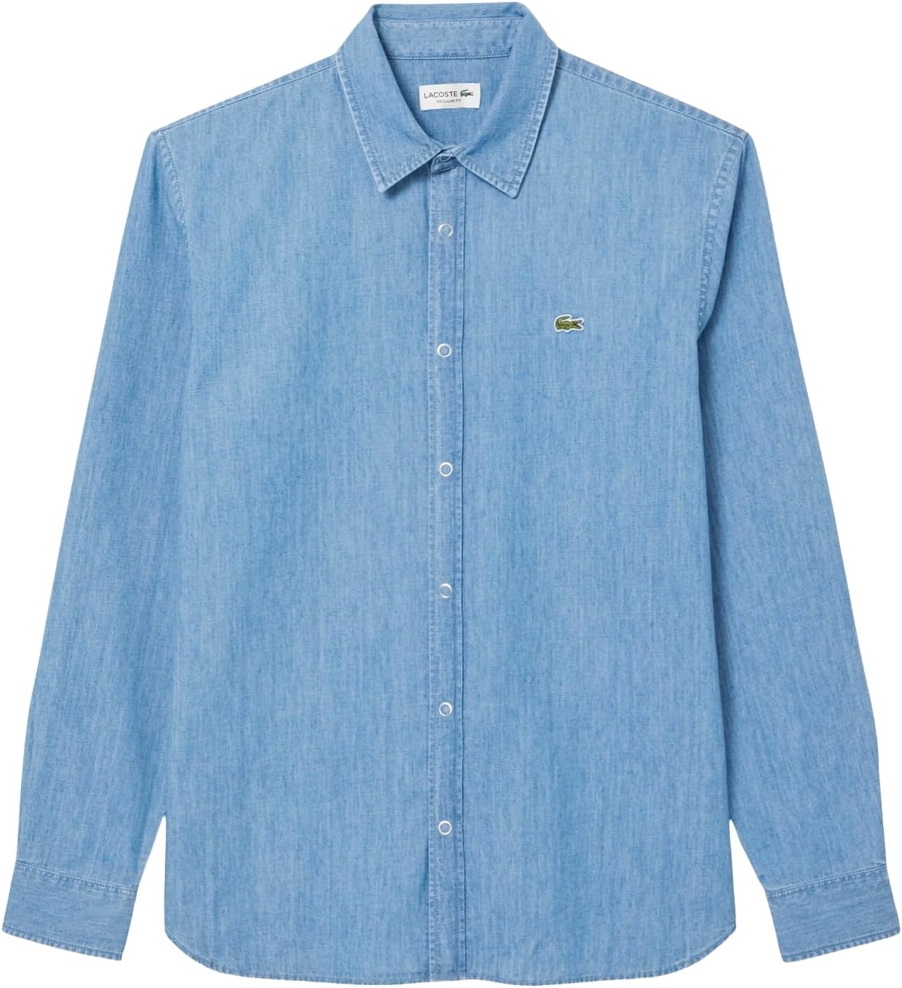 Lacoste Men's Core Collection Regular Fit Long Sleeve Denim Shirt