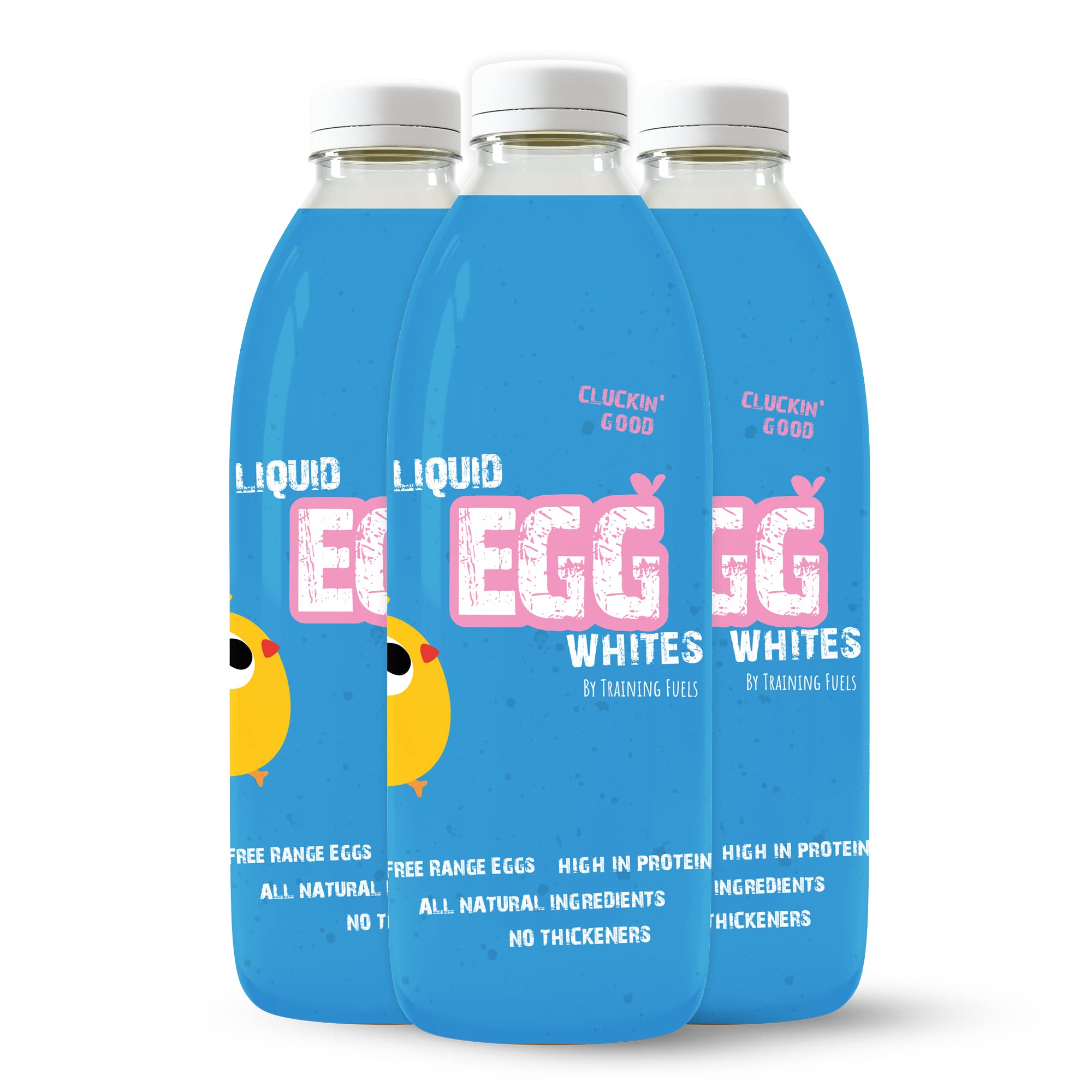 Liquid Egg Whites by Training Fuels 970ml x 3 Bottles Free Range