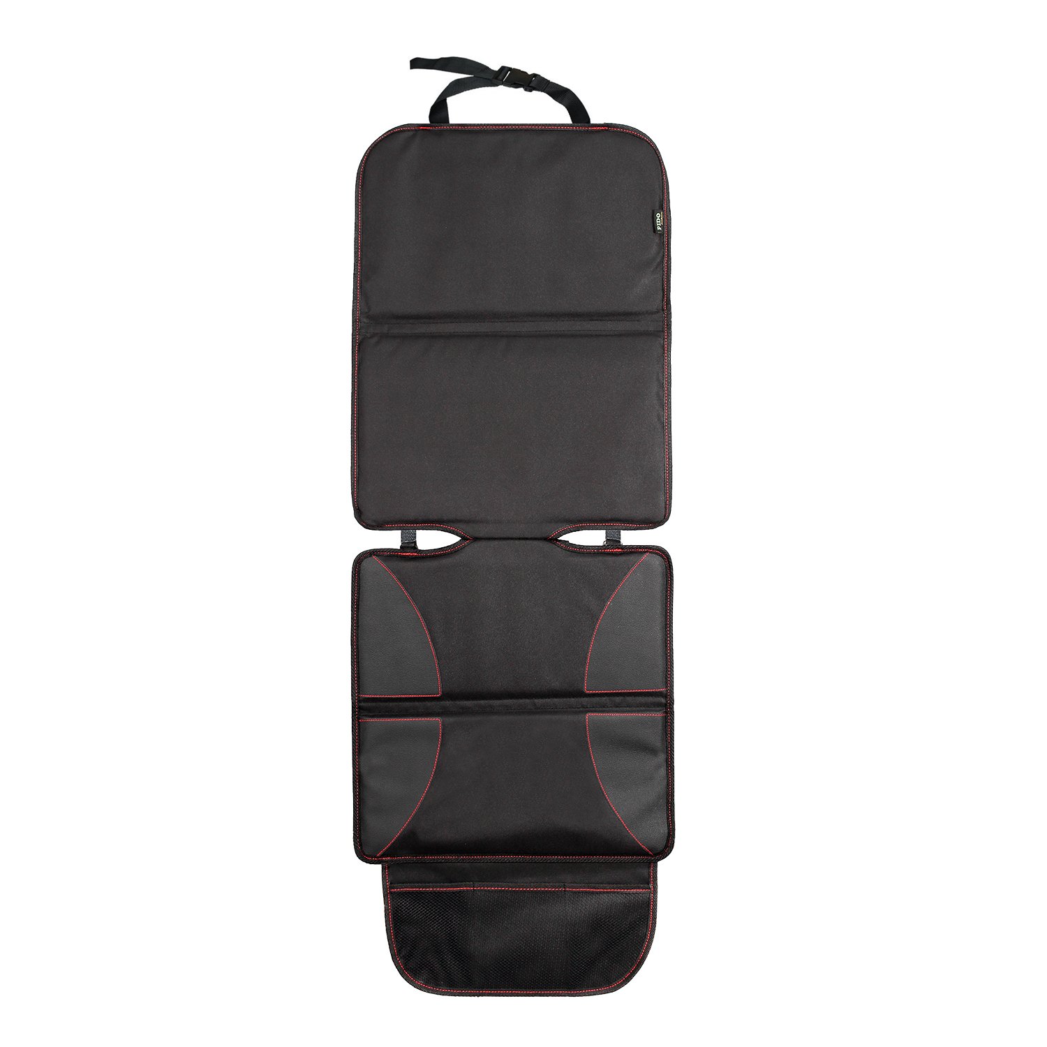 Car Seat Protector for Baby Child Car Seats, Universal Auto Seat Cover Pad/Dog Mat to Protect Leather & Fabric Upholstery, Anti-Slip Design for Infant Carseats, Waterproof, Mesh Storage Pockets