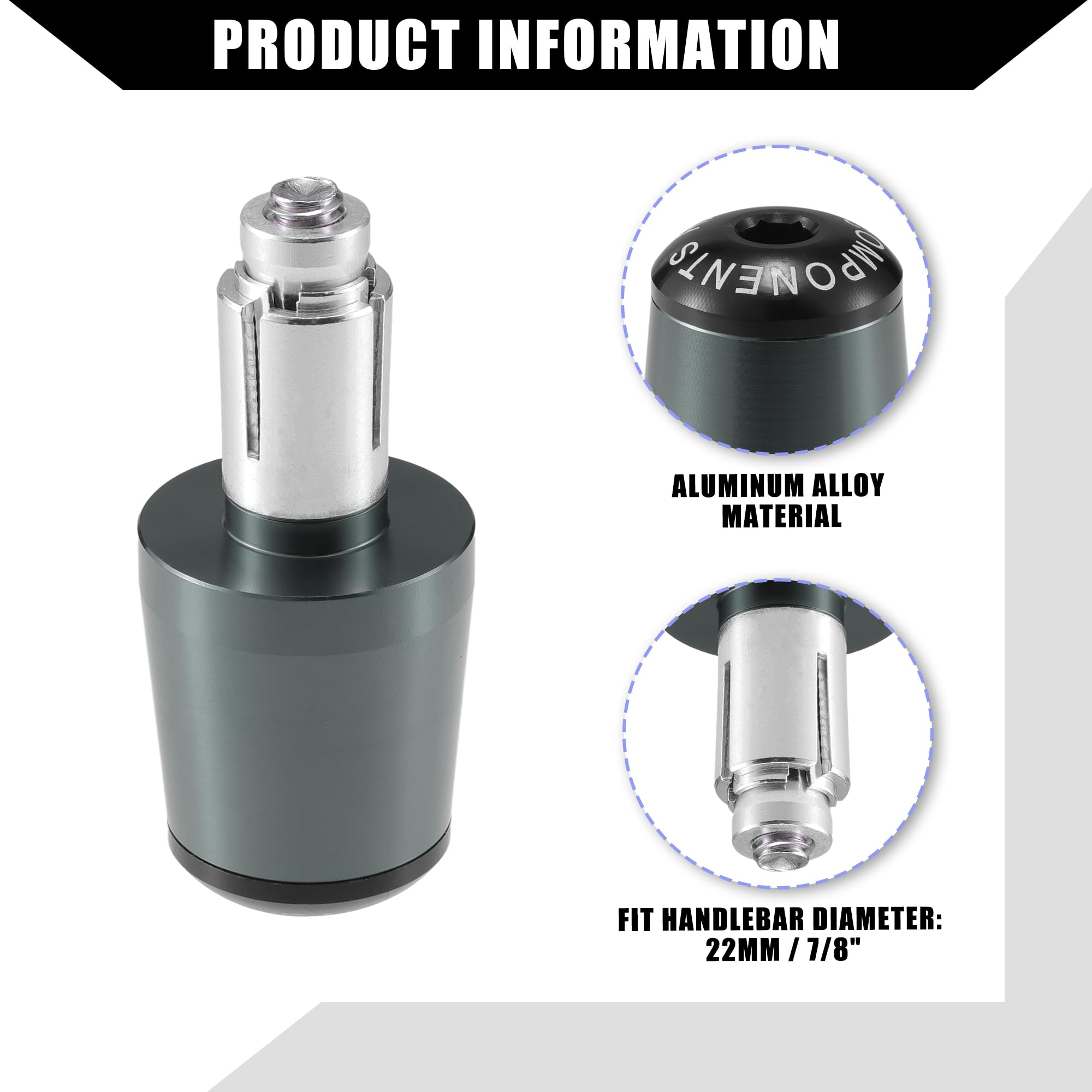 Embouts de guidon de moto pour Honda CBR250R CBR300R CBR400R CBR600RR Embouts de guidon de moto pour Honda CBR250R CBR300R CBR400R CBR600RR