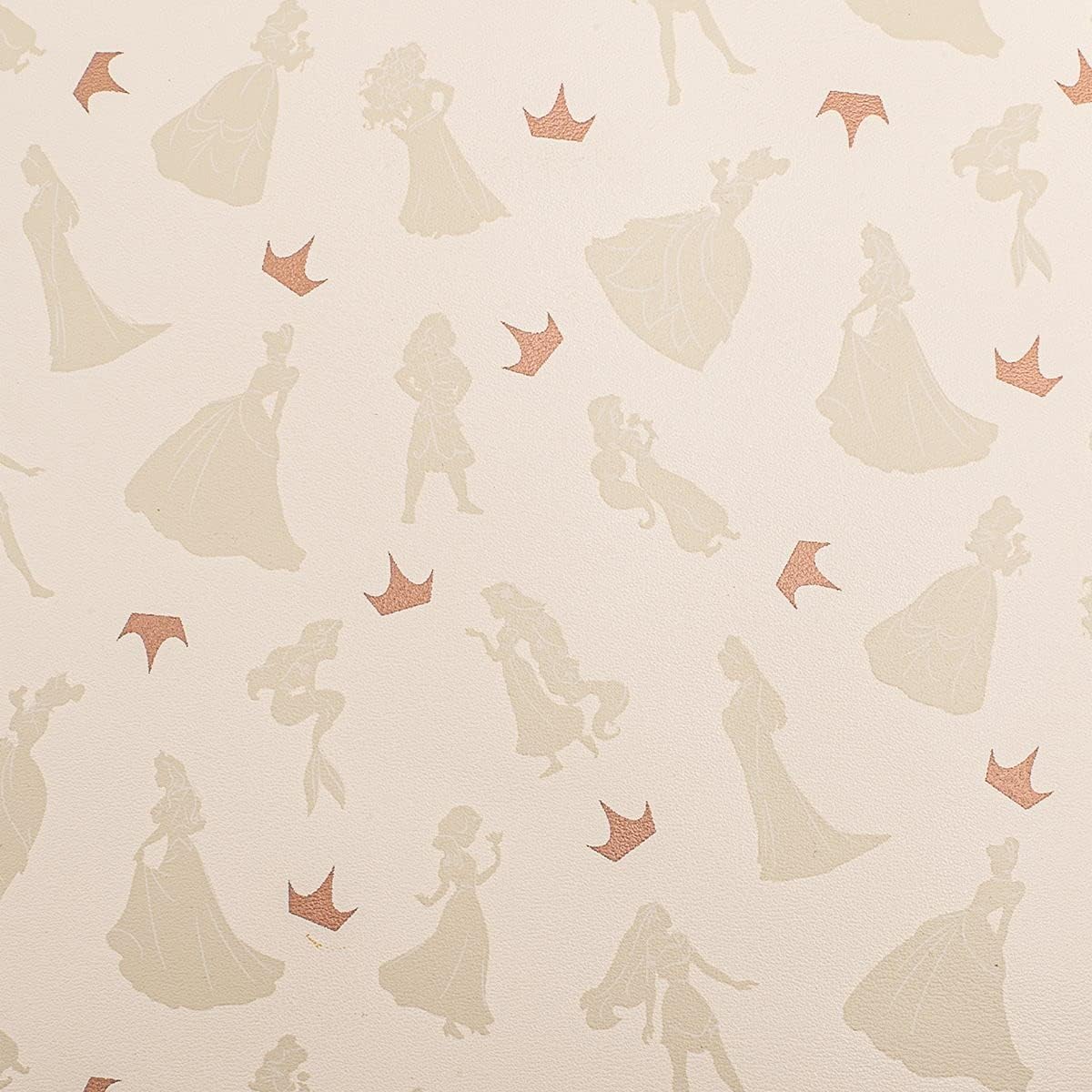 Loungefly Disney Ultimate Princesses All Over Print Sequin Womens Double Strap Shoulder Bag Purse - Image 6