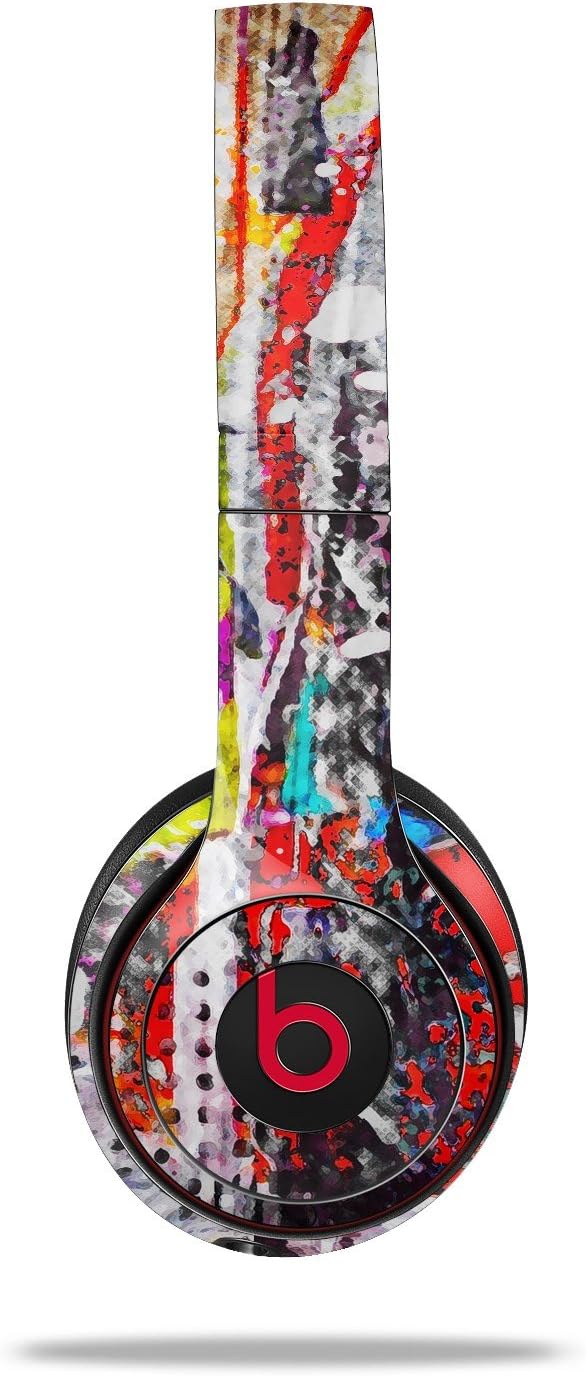 Skin Compatible with Beats Solo 4, Solo 3 and Solo 2 Wireless Headphones - Abstract Graffiti - Decal Vinyl Wrap (Headphones NOT Included)