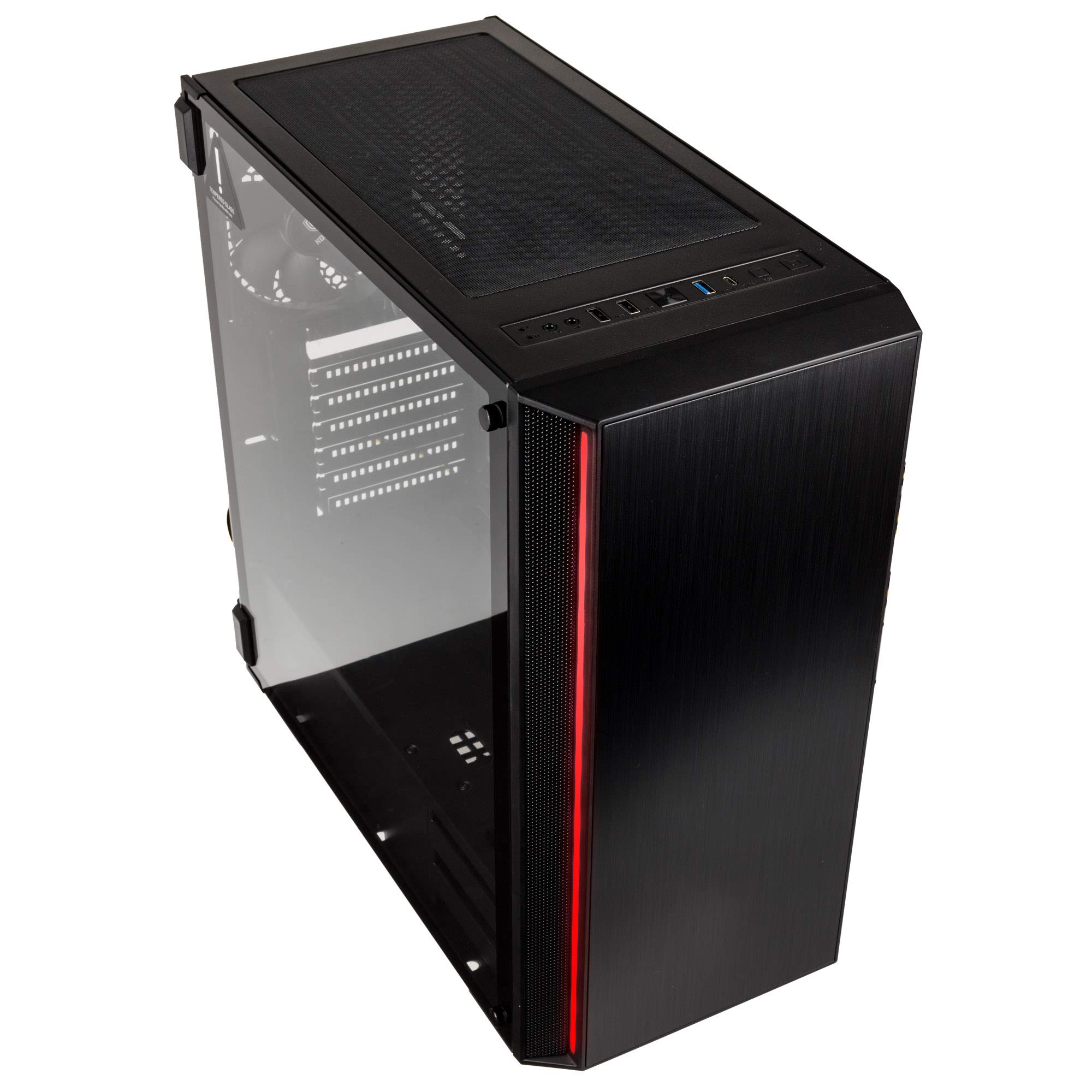 Kolink Caja Media Torre E-ATX Ethereal RGB con Panel acristalado, Negro
