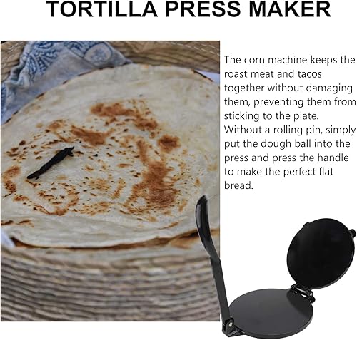 Miniatura 4 de Hemoton 1 herramienta multiusos para hacer albóndigas de harina, fabricante de tortillas, fabricante de tortillas, máquina de tortilla, prensa de
