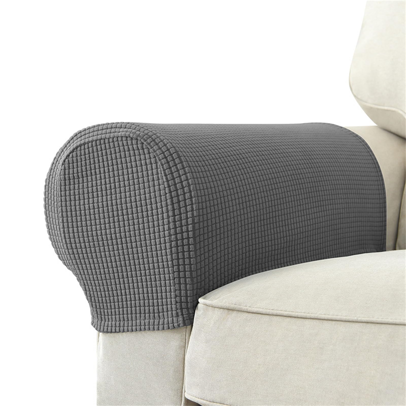 HZBB Of 2 Sofa Armrest Covers Couch Armrest Covers, Plushes Polyester Sofa Arm Protectors, for Home and Decoration Couch Arm Slipcovers