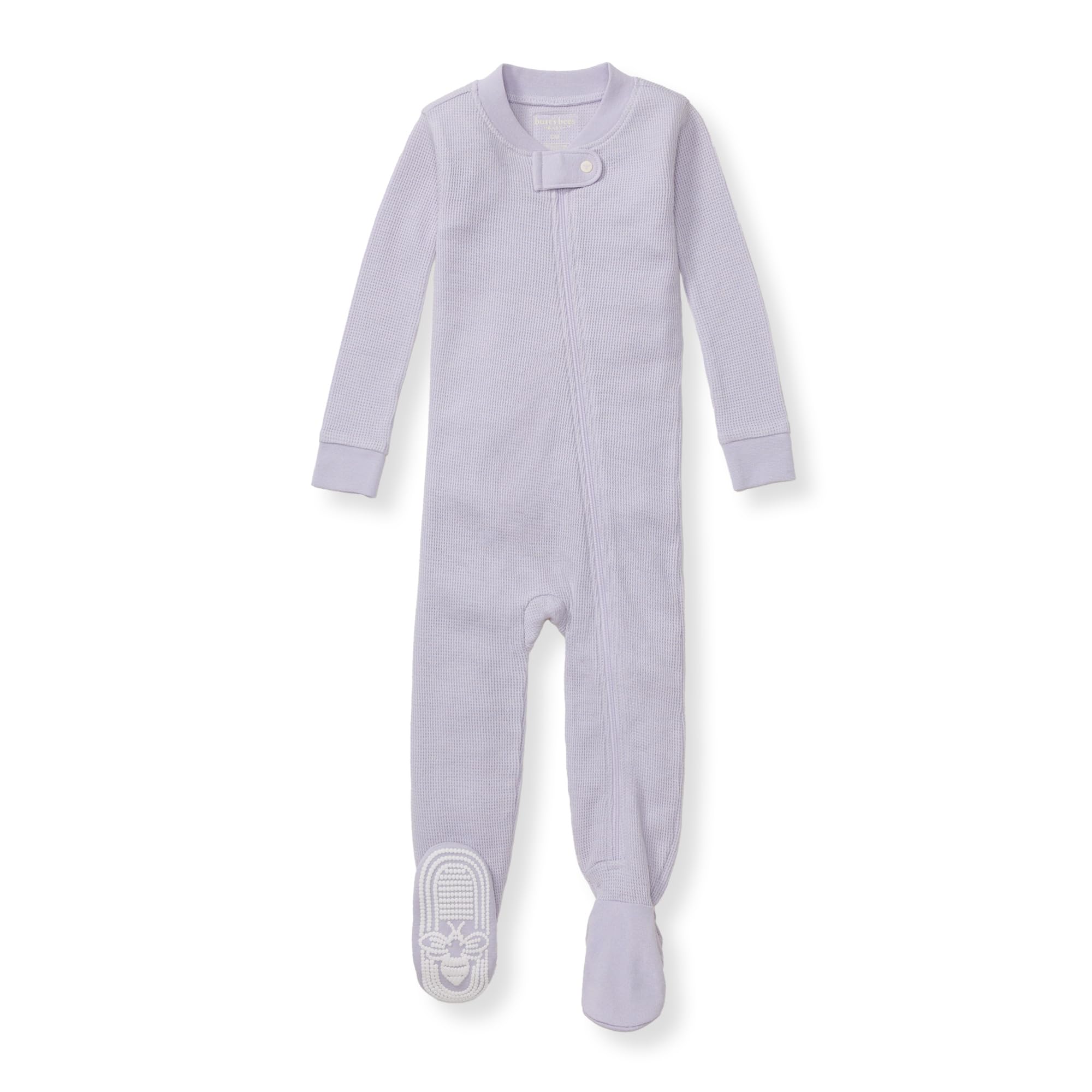 Burt's Bees Baby Unisex Baby Honeysoft Sleeper Pajamas, Zip Front Non-slip Footed Footie Pjs, Organic Cotton & Lyocell Sleeper Pajamas