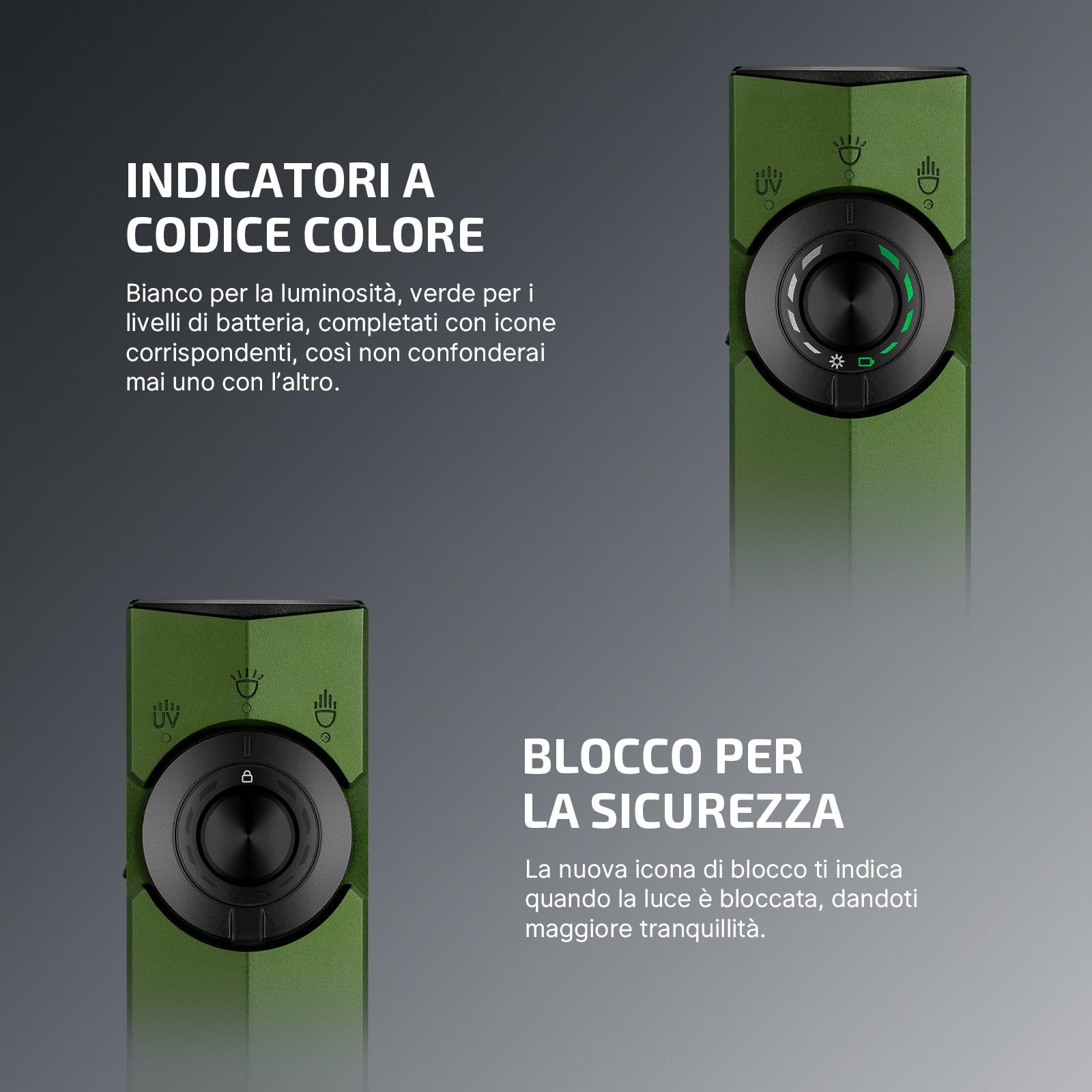 OLIGHT ArkPro Torcia LED ricaricabile USB, leggera e portatile, 1500 lumen | portata di 205, rilevamento di banconote false tramite raggi UV, fissaggio magnetico, ideale per il campeggio e le escursioni