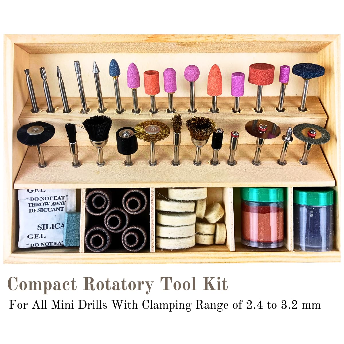 DYNAMIC 100 Pc Rotary Tool Accessory Kit | 8.5
