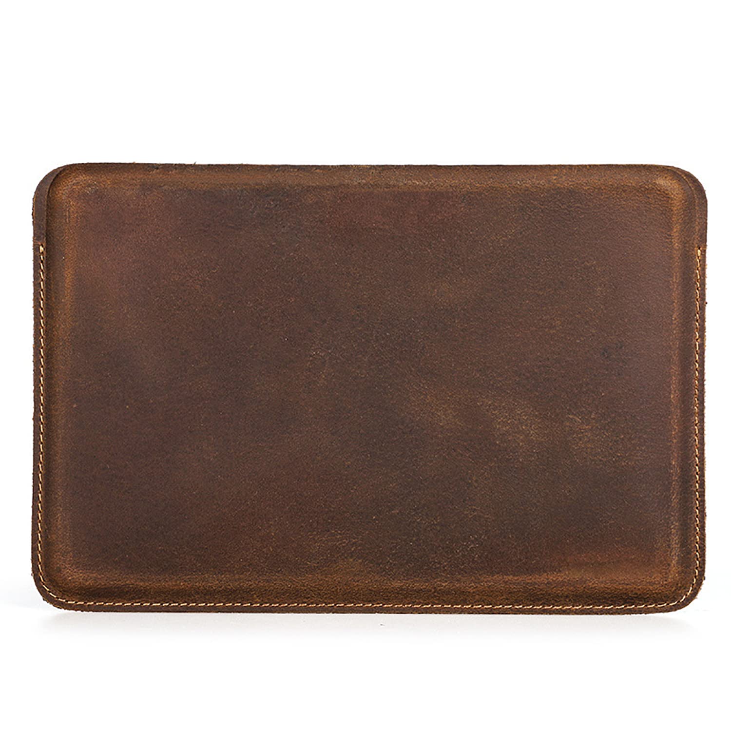 CataPurus Top Grain Leather 8.3" Slim Tablet Protective Case, Solid Minimalist Vintage Design, Fully Handmade, Compatible with 8.3" iPad mini 6 iPad mini 7.9" & Other Tablets, Coffee 8.3 Inch