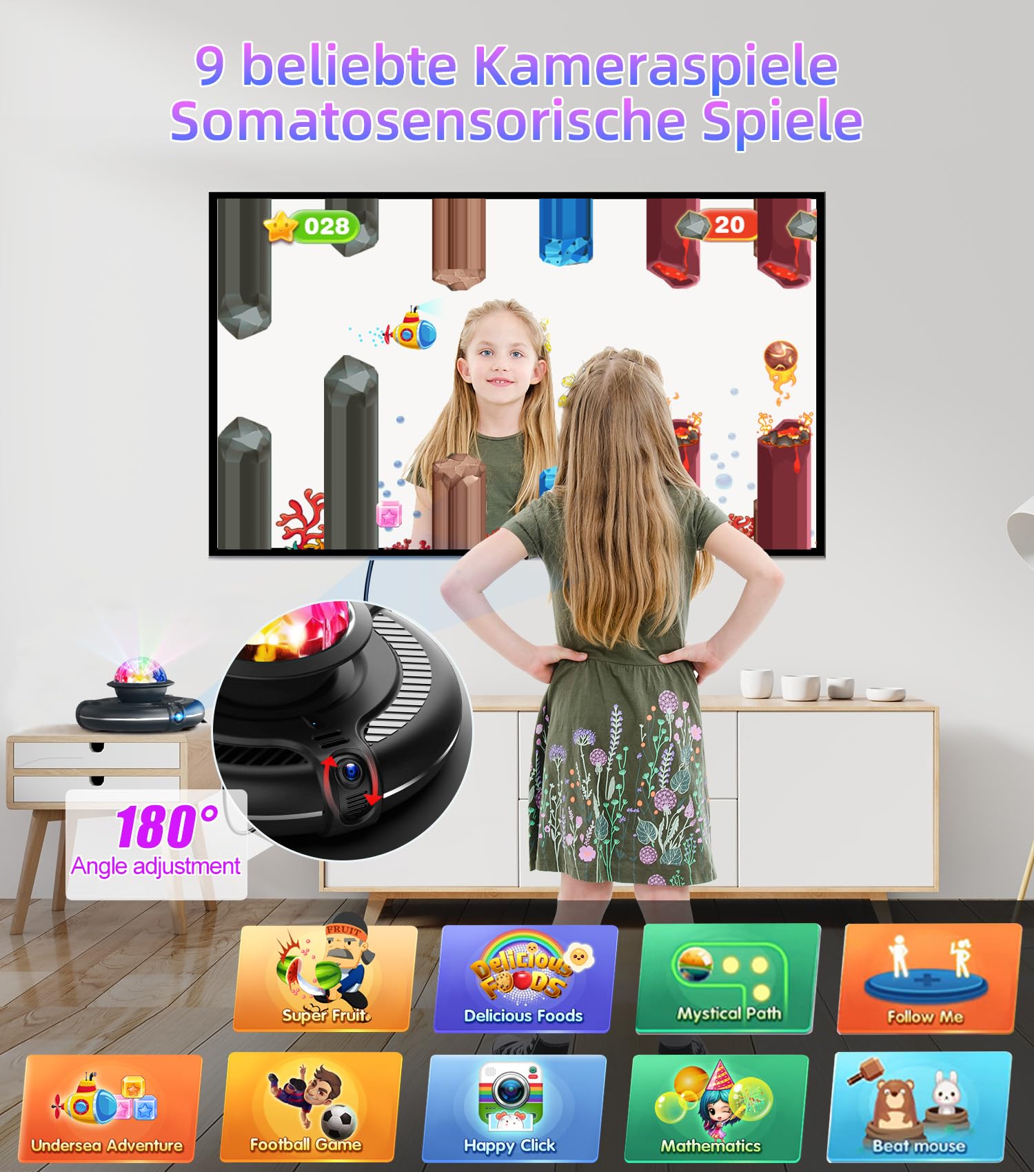 FWFX Elektronische Tanzmatten für TV – Kabellose Musik-Tanzpad-Spiel für Kinder und Erwachsene, Familientanzspiele Weihnachten Geburtstags Geschenke für Jungen & Mädchen…