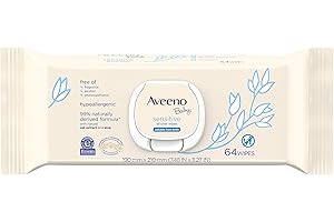 Aveeno Baby Sensitive All Over Wipes: Gentle and Pure for Sensitive Skin