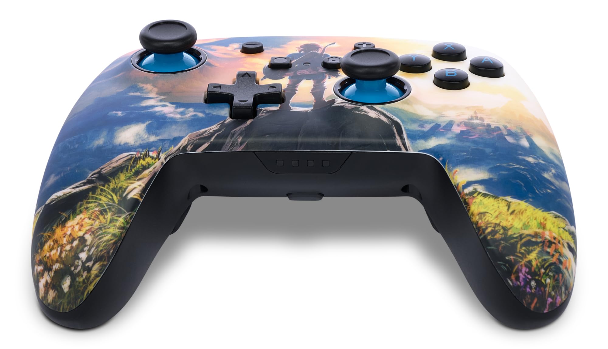 PowerA Controller wireless migliorato per Nintendo Switch/Switch 2/Switch Lite/OLED Model - Kingdom of Hyrule - Gamepad, controller di gioco, licenza ufficiale