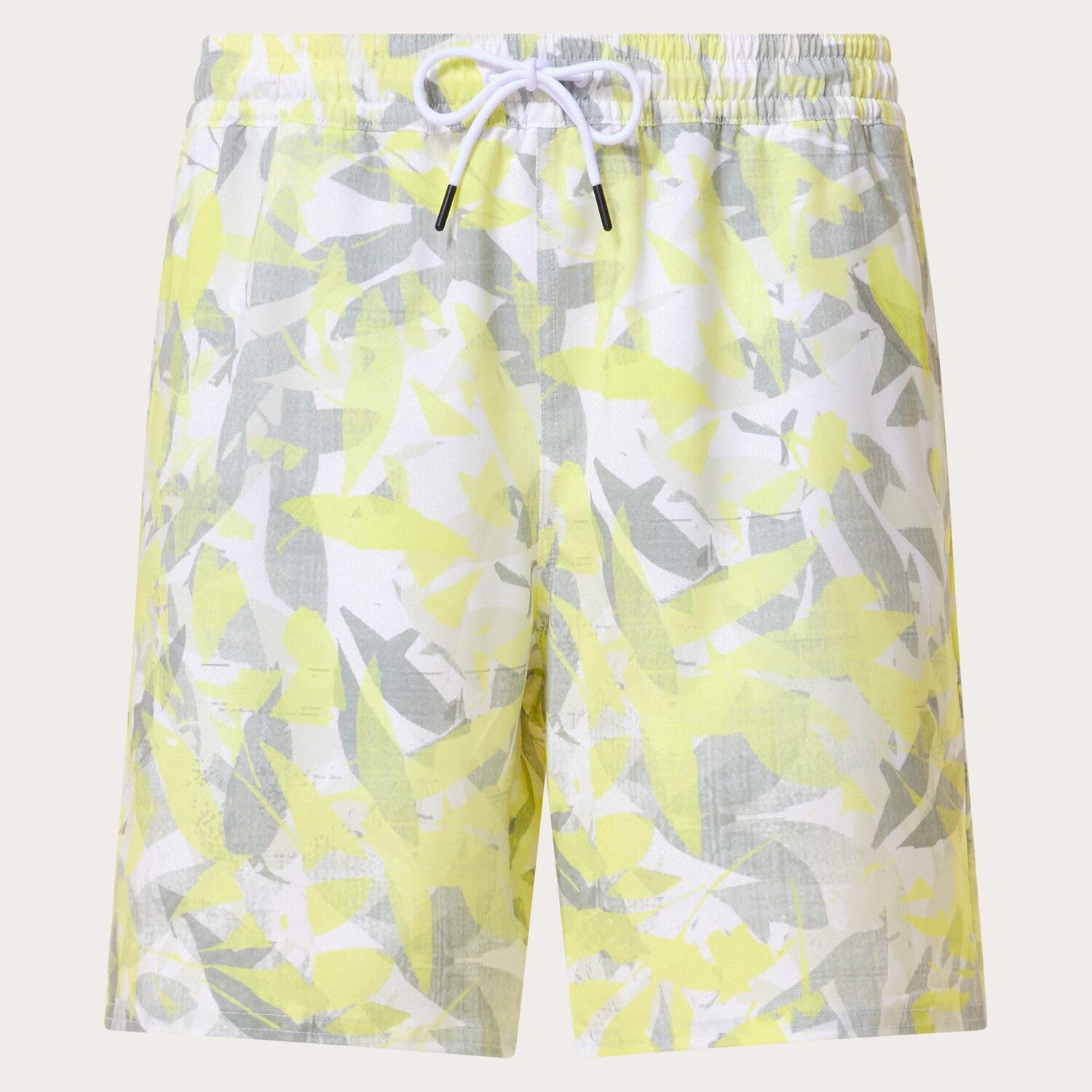 Oakley Mens Canary Palms Recycled 18" Beachshort, Camo Palm Sulphur, Large