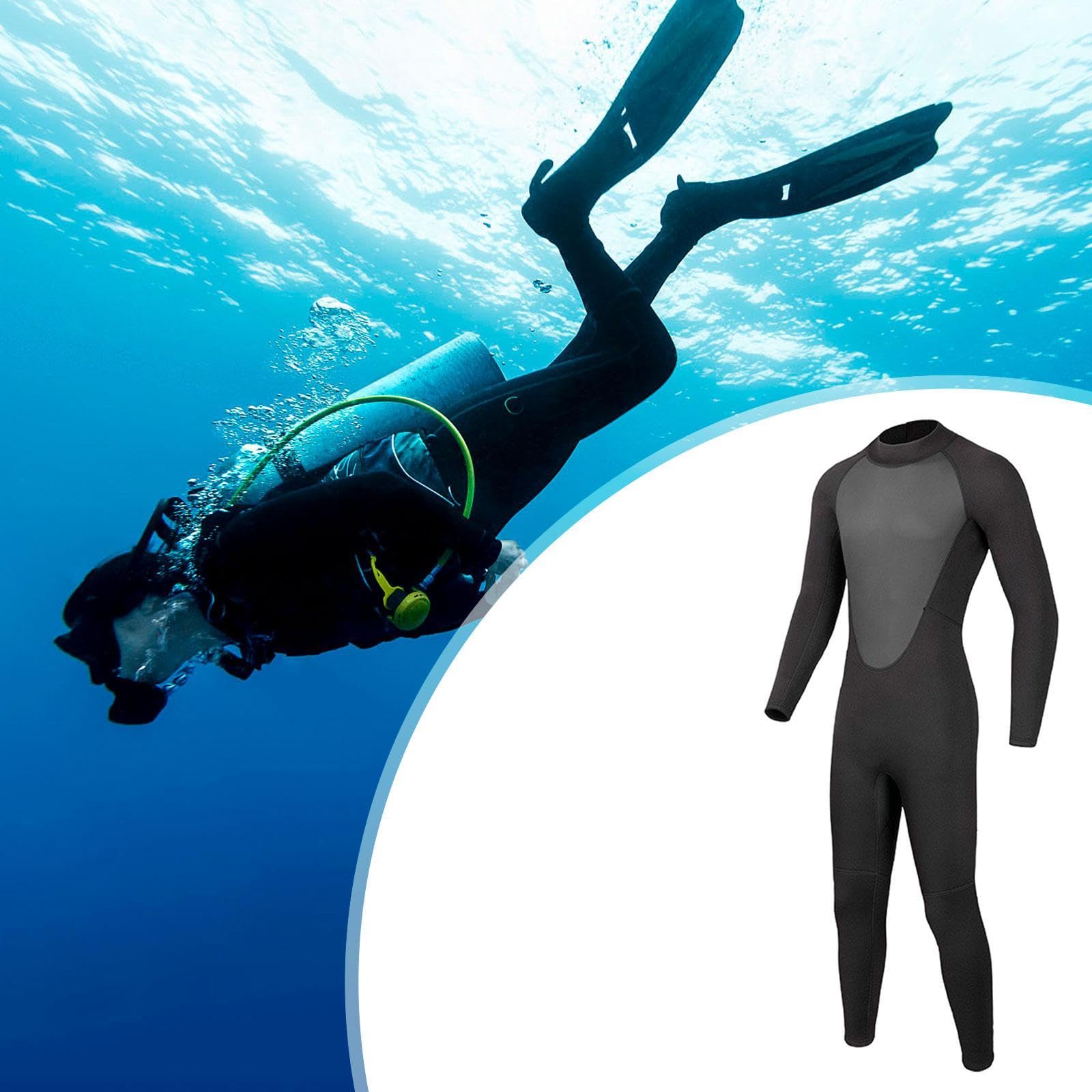 Men Wetsuit Top Conjoined Scuba Diving Suit for Underwater