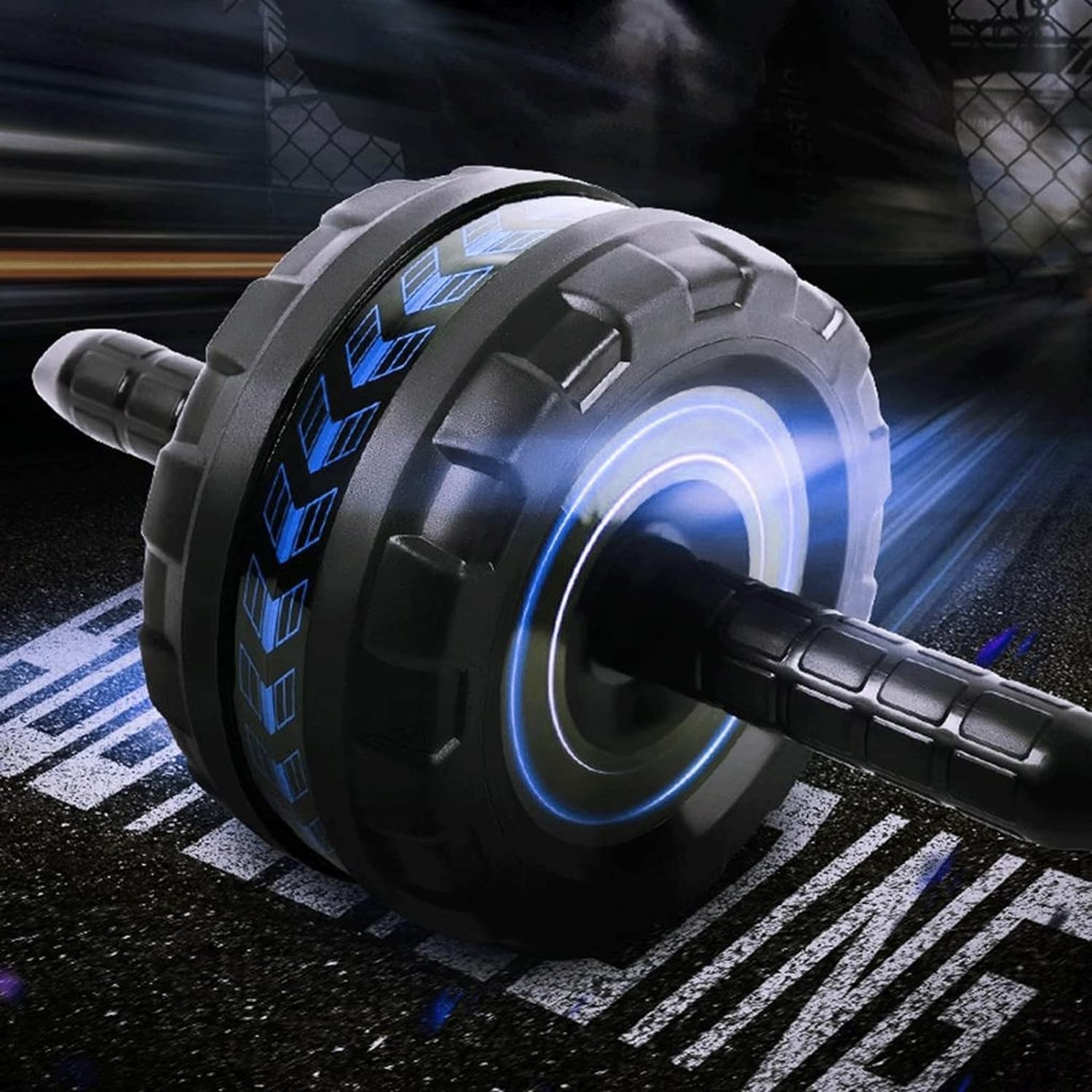 Koło rolkowe Abs Antislip-oefeningsroller Buikwiel Buikoefeningsroller Body Fitness Krachttraining Dubbel Ab-rollerwiel Prezent