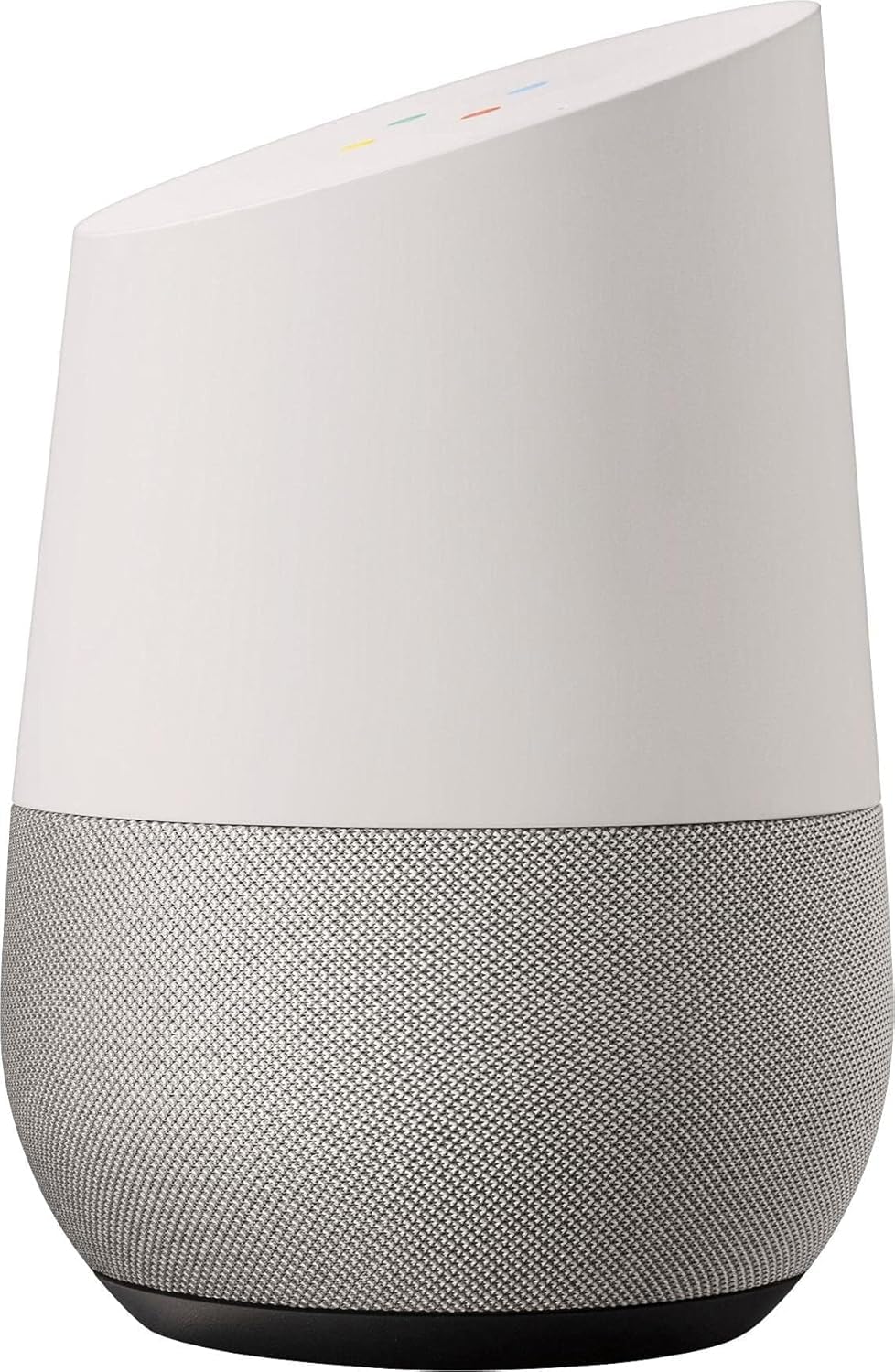 Google Home Smart Speaker (South Korea Model) – Voice-Controlled Wi-Fi Speaker Assistant, White/Slate, No US Plug, Adapter Needed, Works with Nest, Chromecast, Smart Home Audio Hub