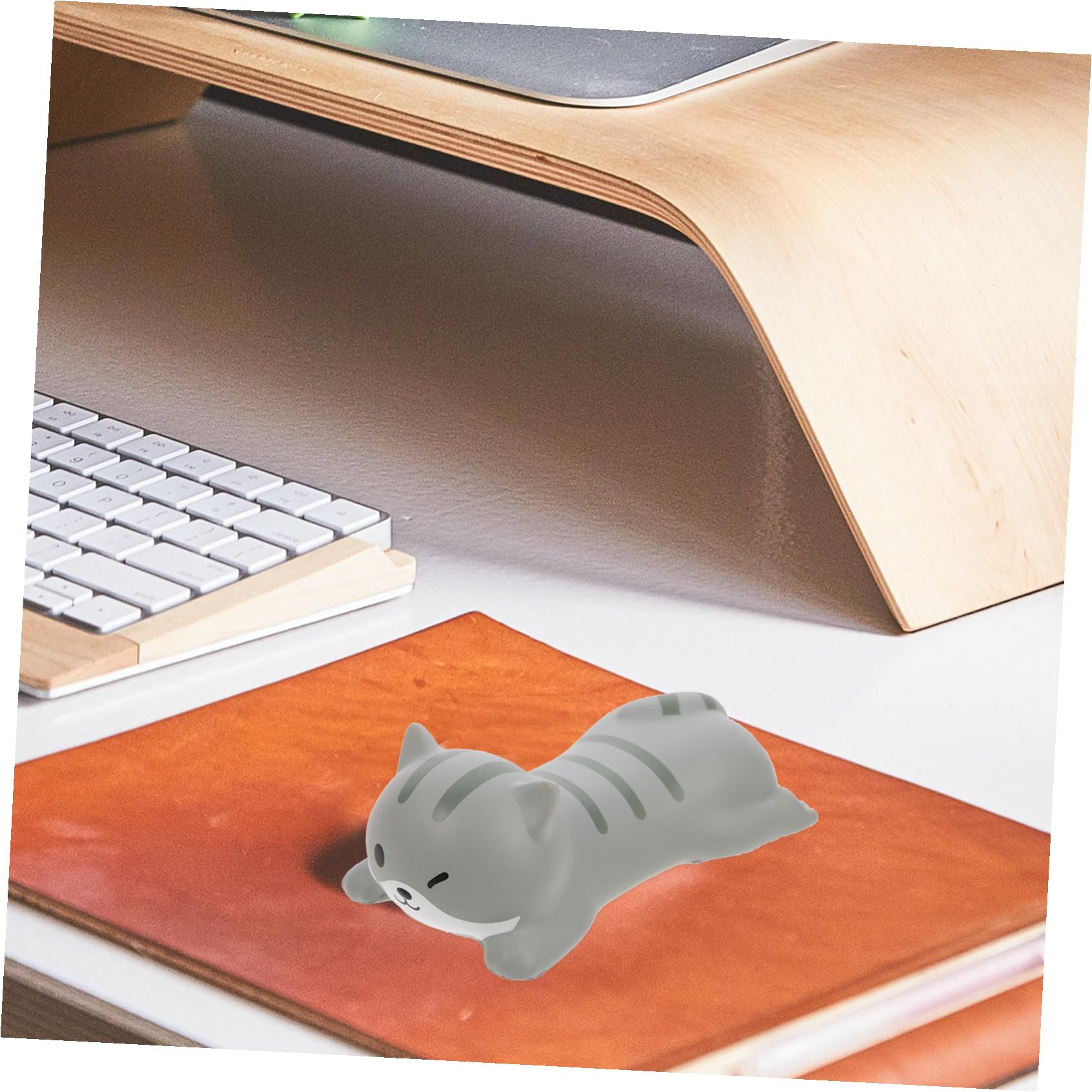 HOMSFOU 5 Teiliges Handgelenk Mauspad Mausmatte Für Schreibtischauflagen Handgelenkauflage Für Mäuse Handwurzelstützen Tier Große Handgelenkstütze Zum Tippen Katzen