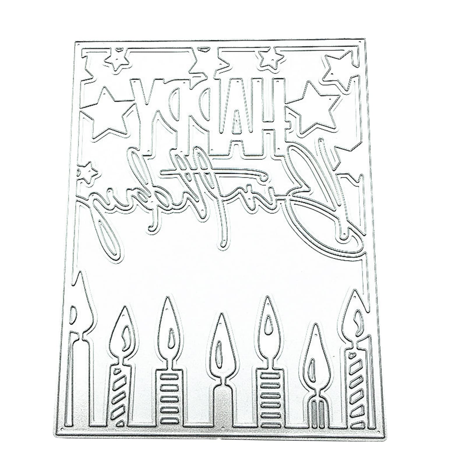 Fustella Metallica Per Scrapbooking A Forma Di Corona In Pizzo, Stencil In Acciaio Per Goffratura E Taglio, 108x118mm - 3
