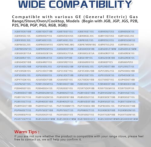 Miniatura 6 de Actualizado WB29K10024 - Pieza de repuesto para tapa de quemador de superficie grande, apta para cocina de gas GE, estufa, horno, estufa, horno,