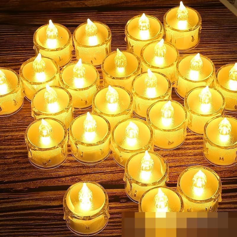 LED Candles for Home Decoration Electric Flameless & Smokeless LED Diya, Crystal Candle for Home Decor, Diwali Decoration Lights, Christmas Decorative Lights (Small Size, Pack of 6)-image-28