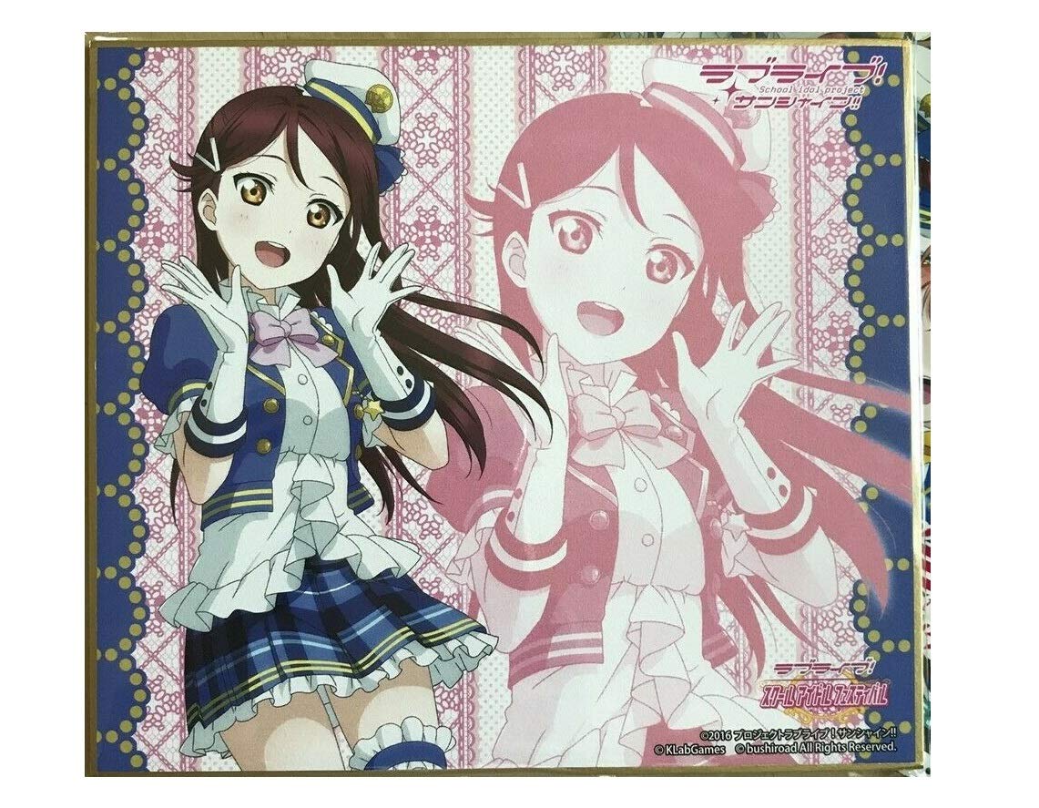 Amazon.co.jp: ラブライブ!サンシャイン!! トレーディングミニ色紙Ver