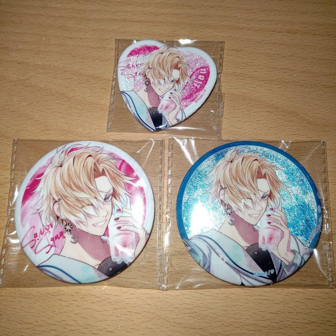 DIABOLIK LOVERS ディアラバ 缶バッジ 無神ルキ ディアラバ☆DIABOLIK LOVERS☆限定☆缶バッジ☆カード☆無神ルキ