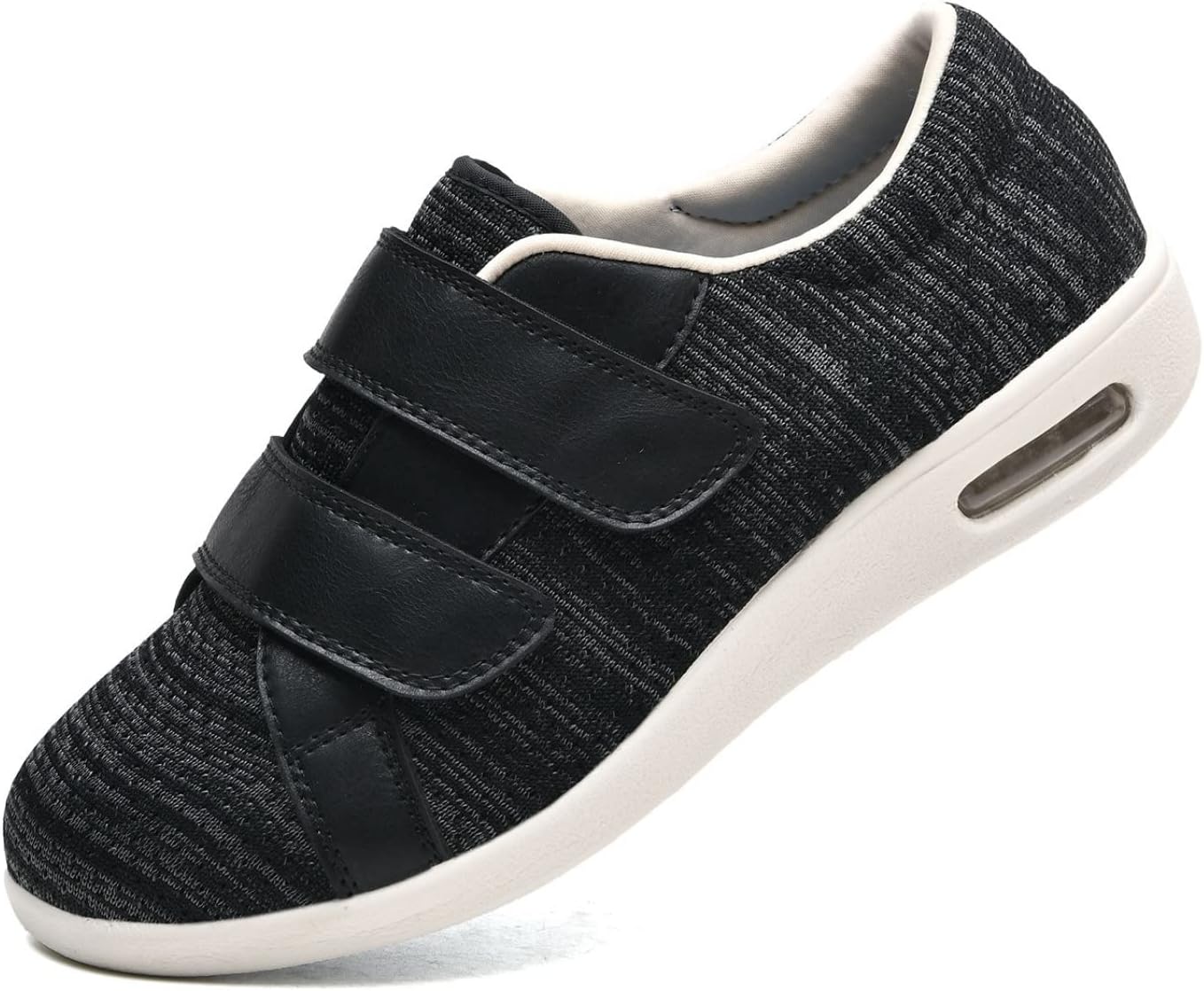 CCSSWW Extra Breite Diabetiker-Schuhe Herren Verstellbarer Verschluss ...